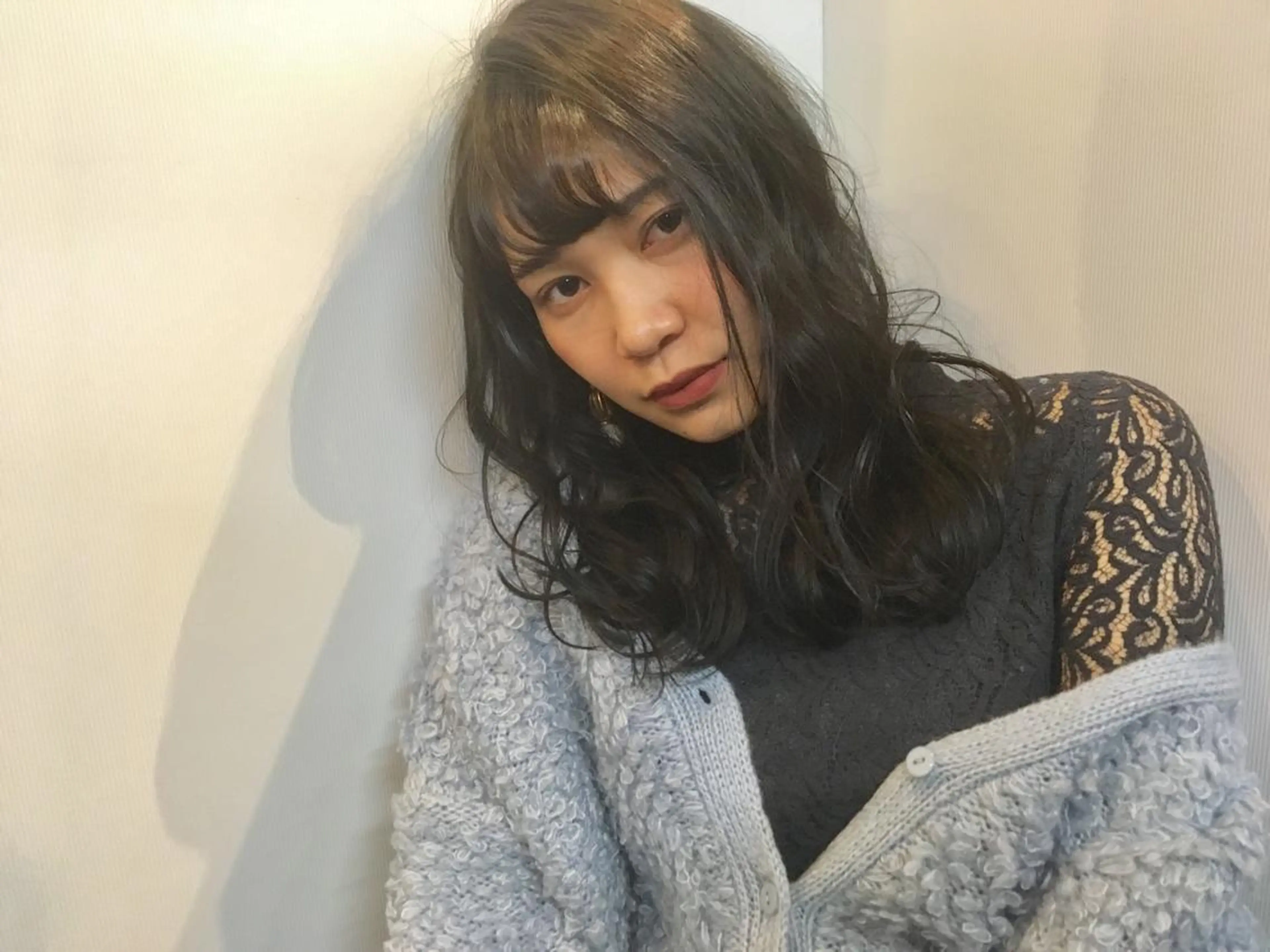 ロング カラー パーマ 安達 俊亮のヘアスタイル