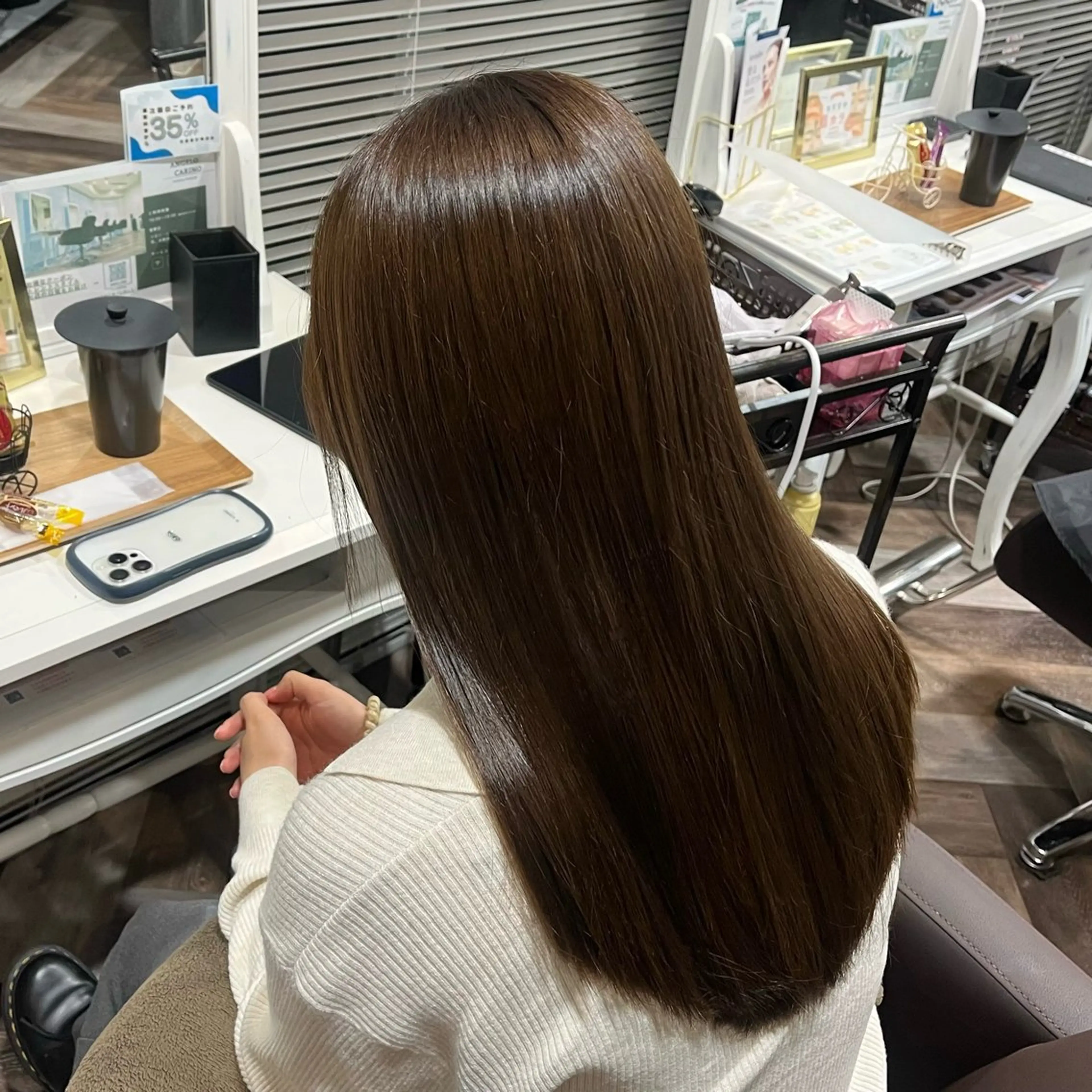 カラー ブラウンカラー マロンブラウン 🌸エミリー /仙台駅東口🌸のヘアスタイル