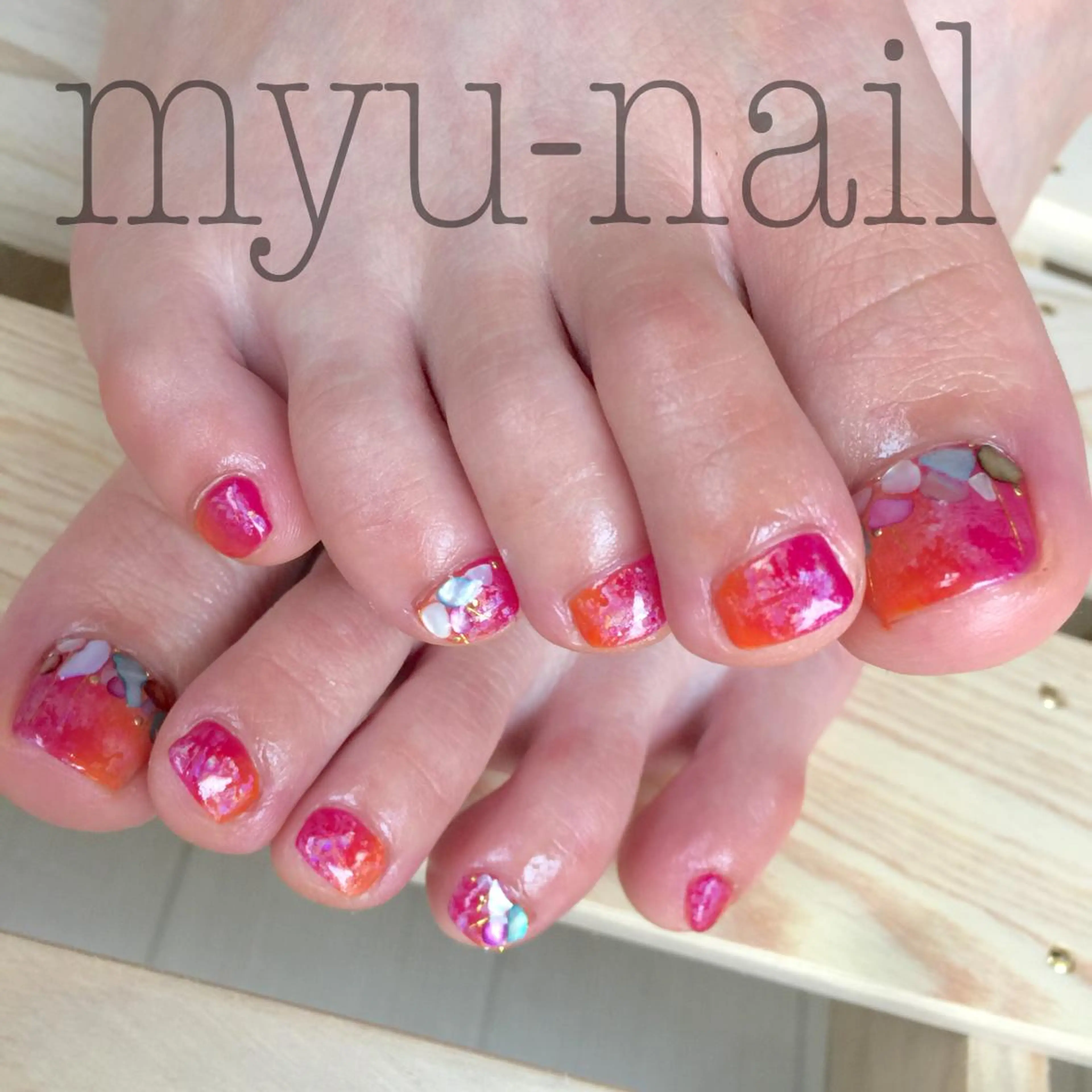 ネイル フットネイル ホームサロン myu-nailのネイルデザイン