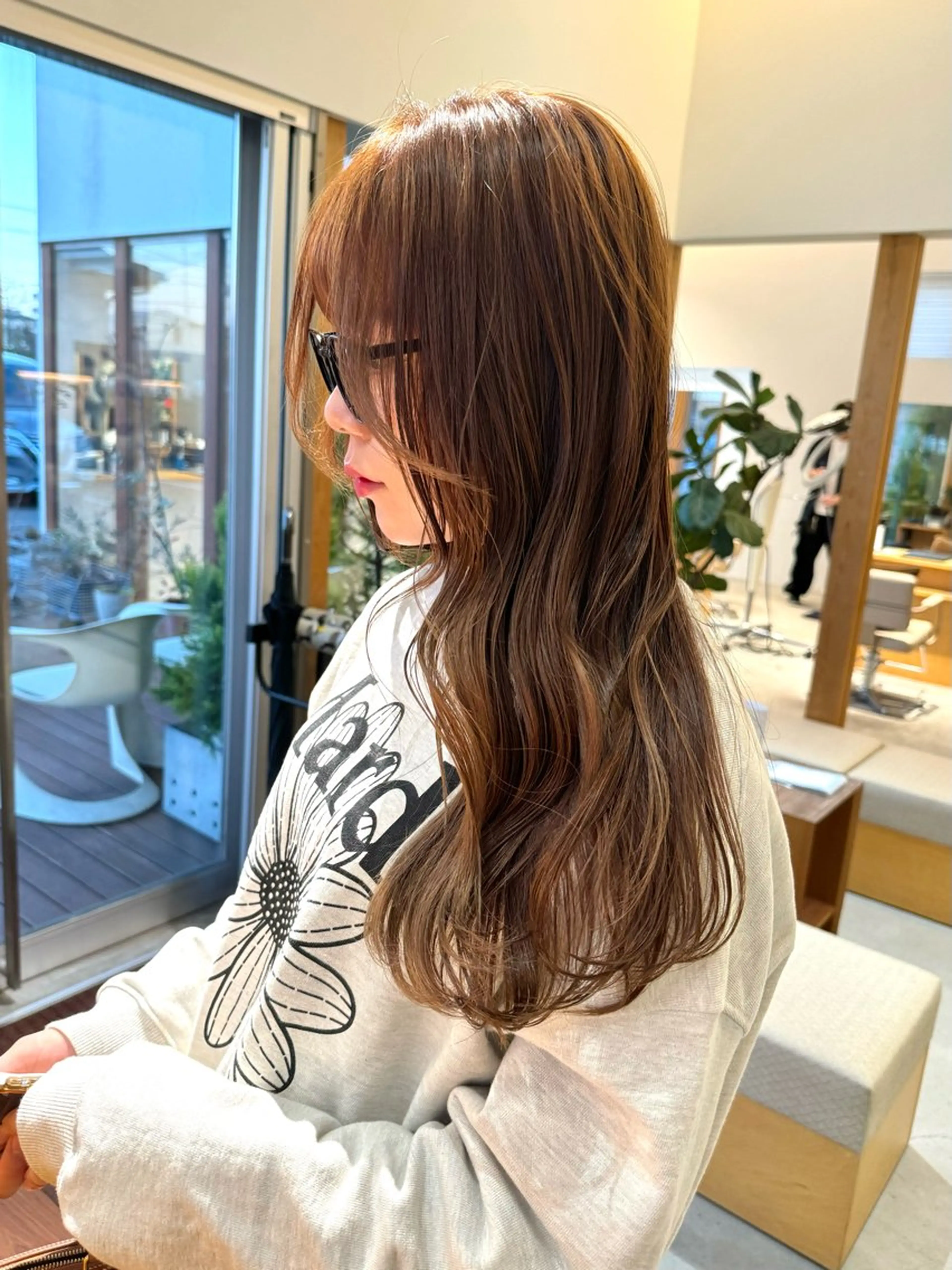 ブリーチなしダブルカラーの写真