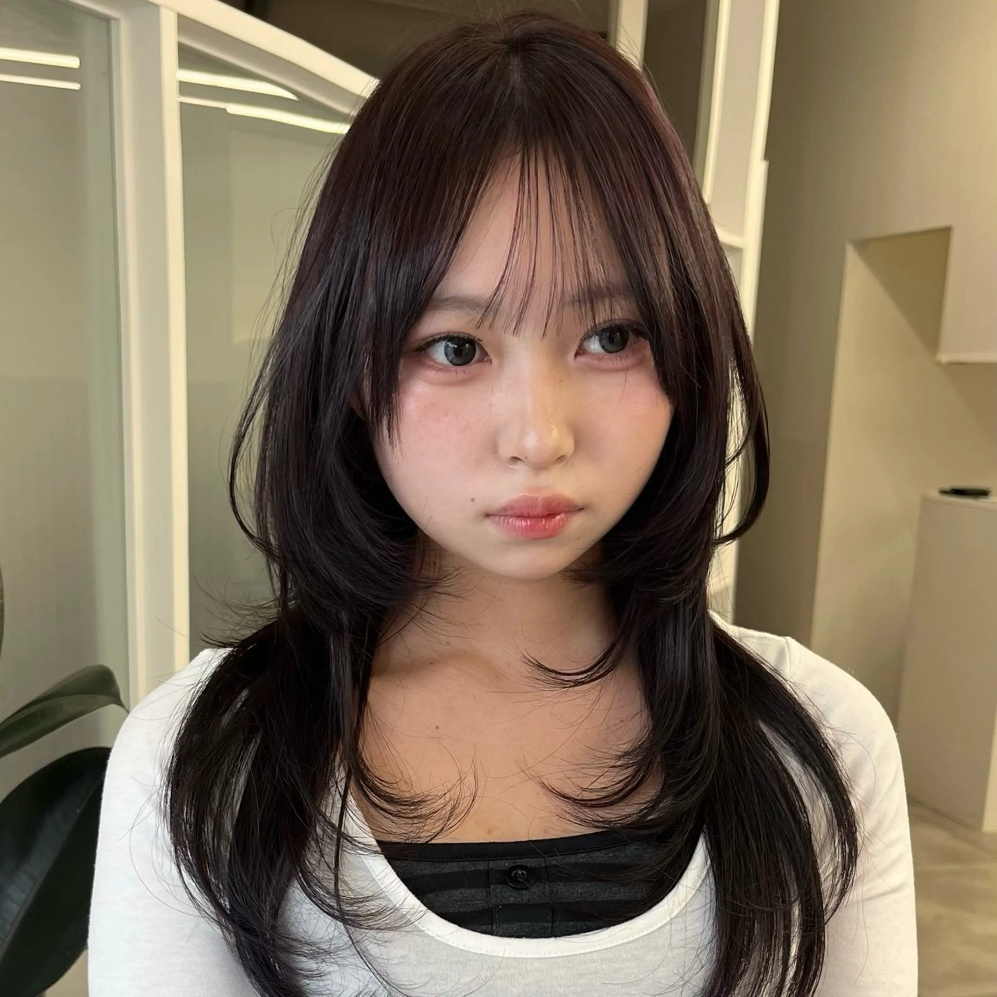 ミディアム レイヤーカット 【レイヤー×透明感 カラー】mayaのヘアスタイル