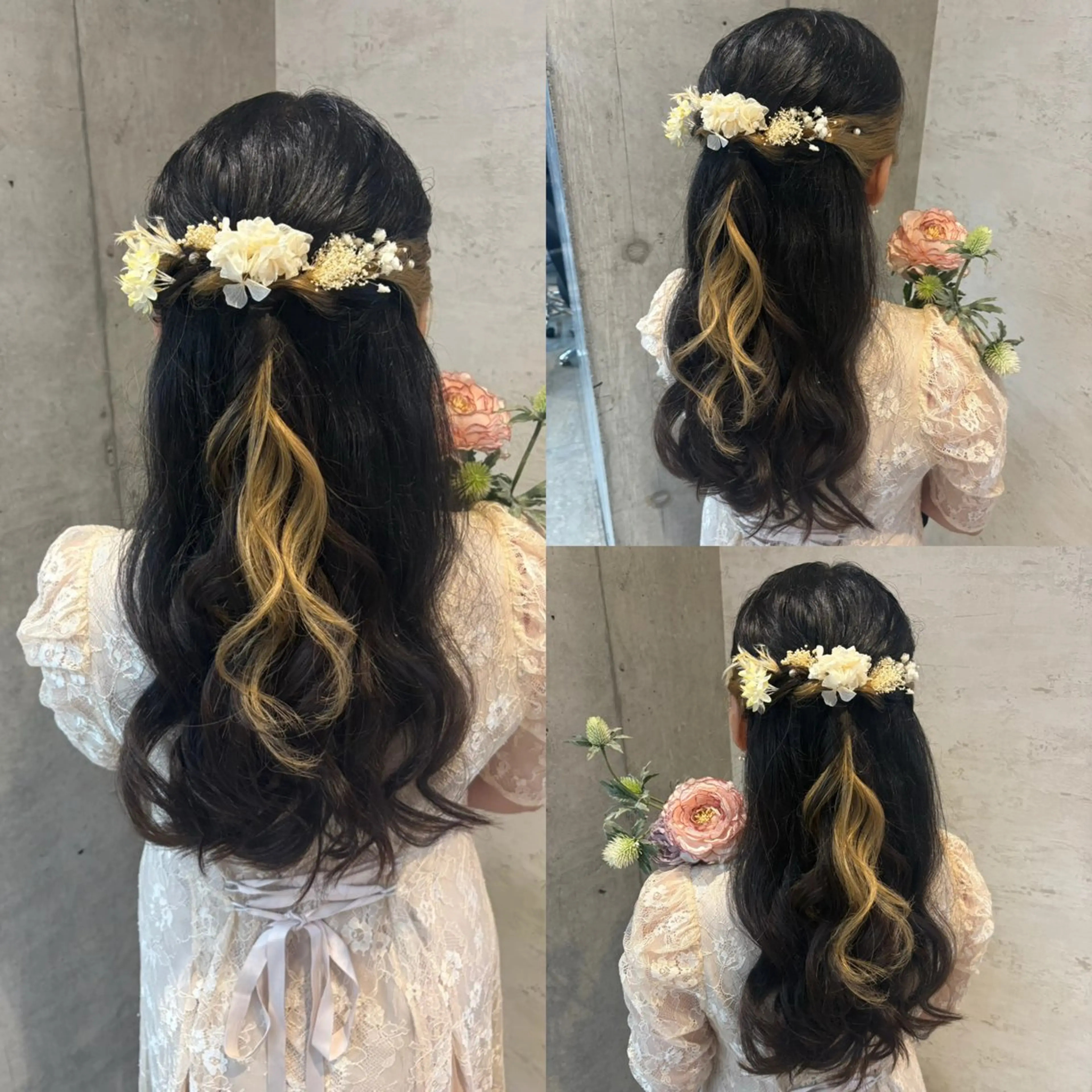 ロング ヘアアレンジ ヘアセット 美髪× ヘアセット✨Araiのヘアスタイル