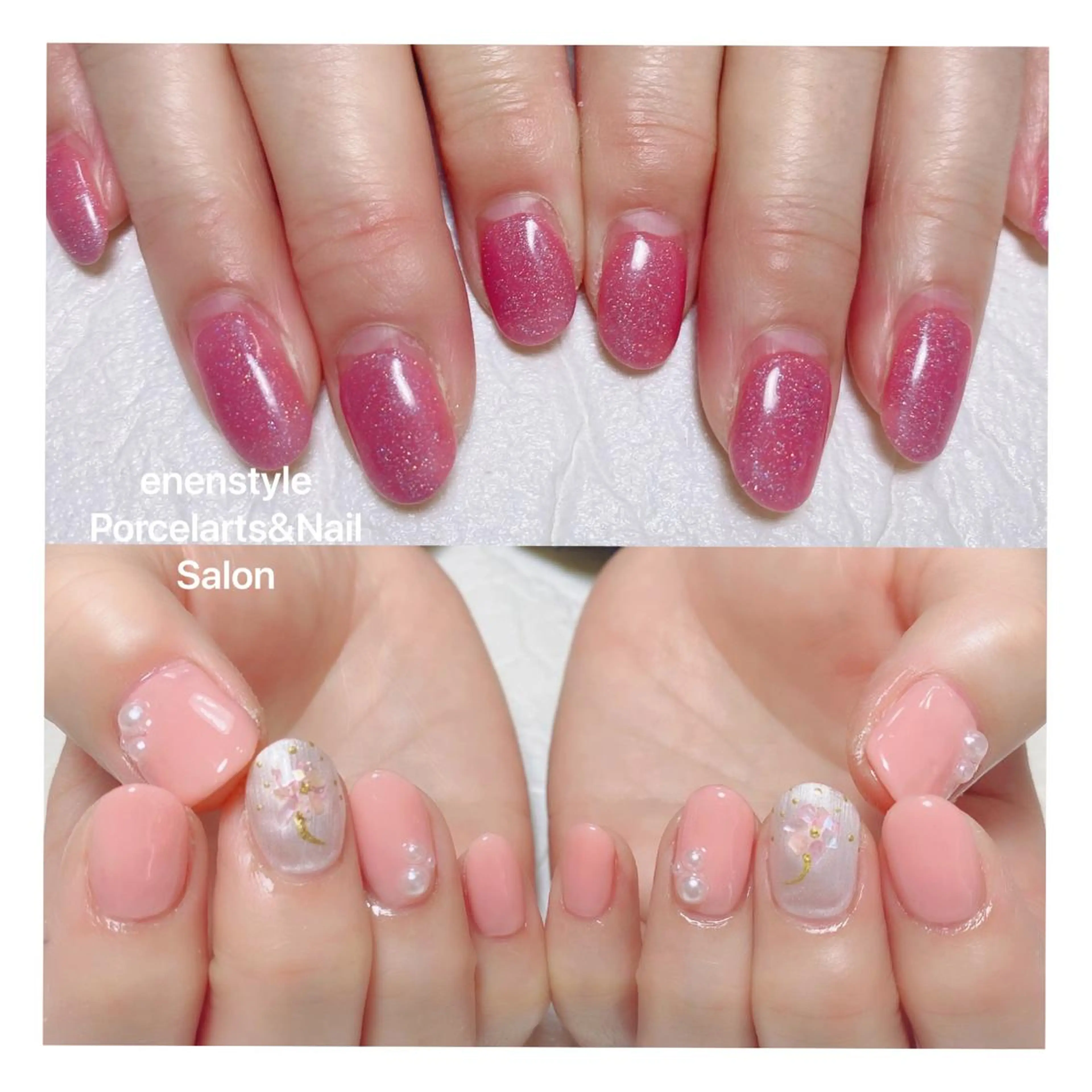 ショート ネイル ハンドネイル 👑enen style👑のネイルデザイン