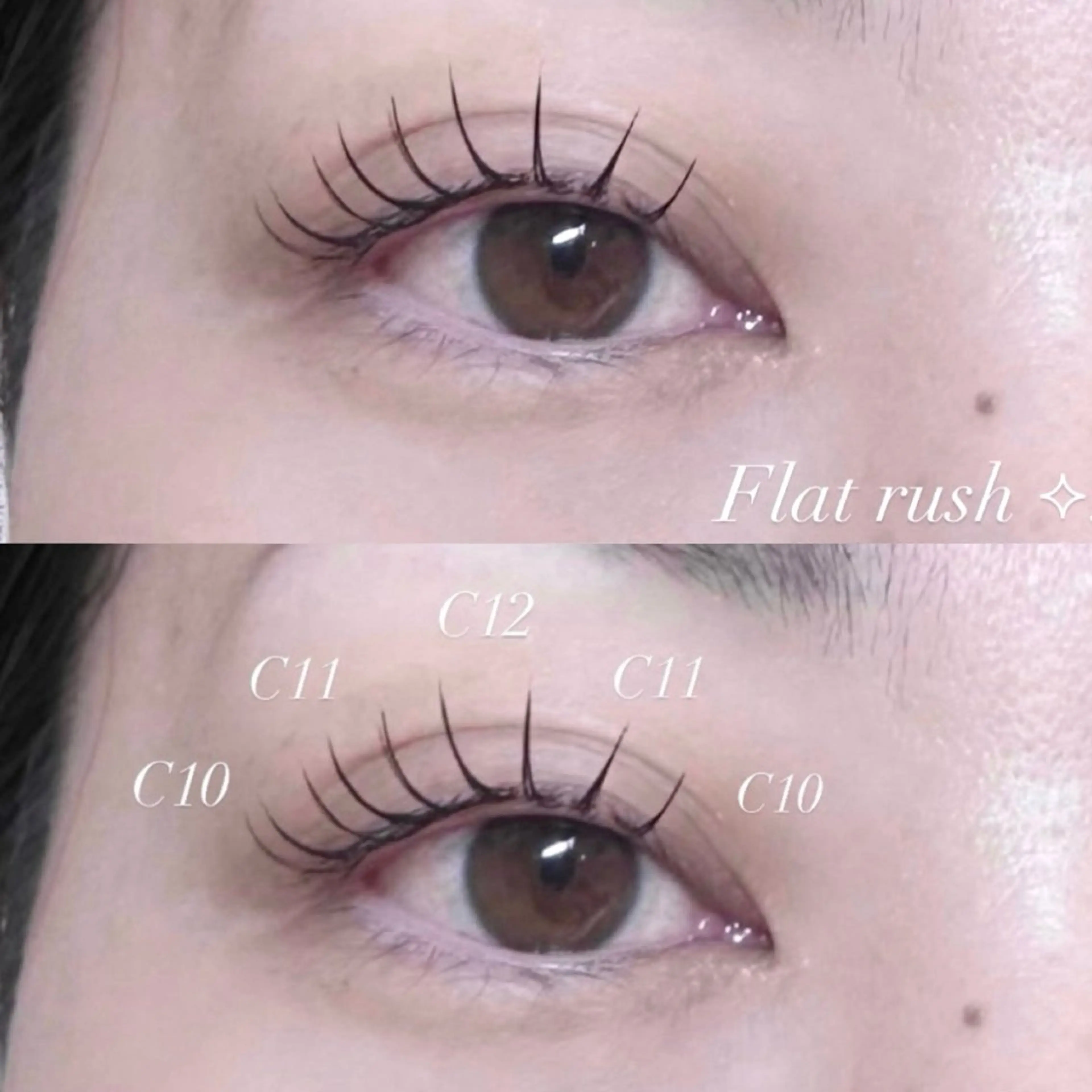 マツエク・マツパ キュート 彩里菜 ౨ৎ⋆˖ ࣪のマツエク・マツパデザイン