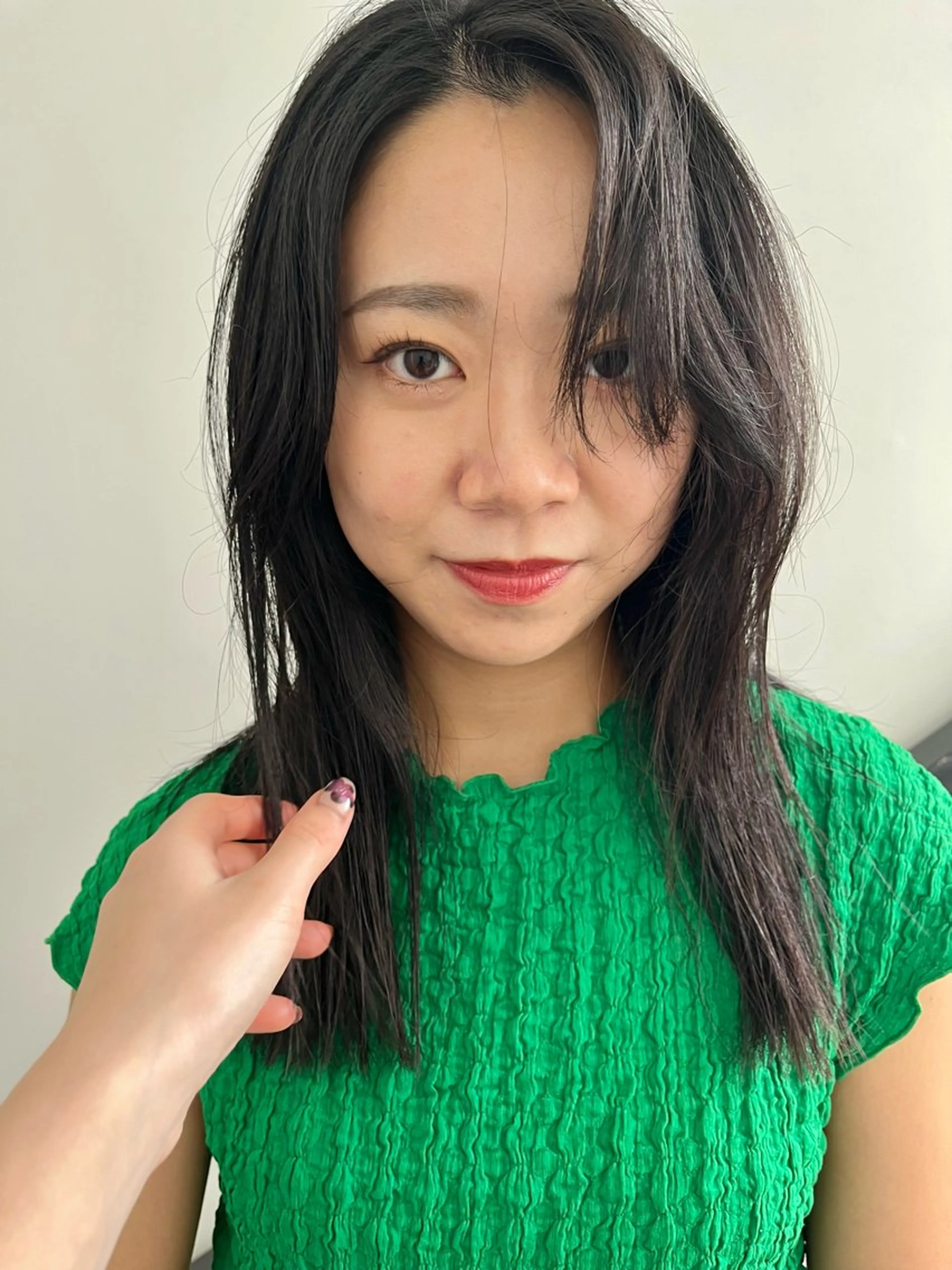 セミロング カラー 顔周りカット 髪質改善 レイヤーカット トリートメント 顔周りカット/透明感 カラー✂️MEIのヘアスタイル