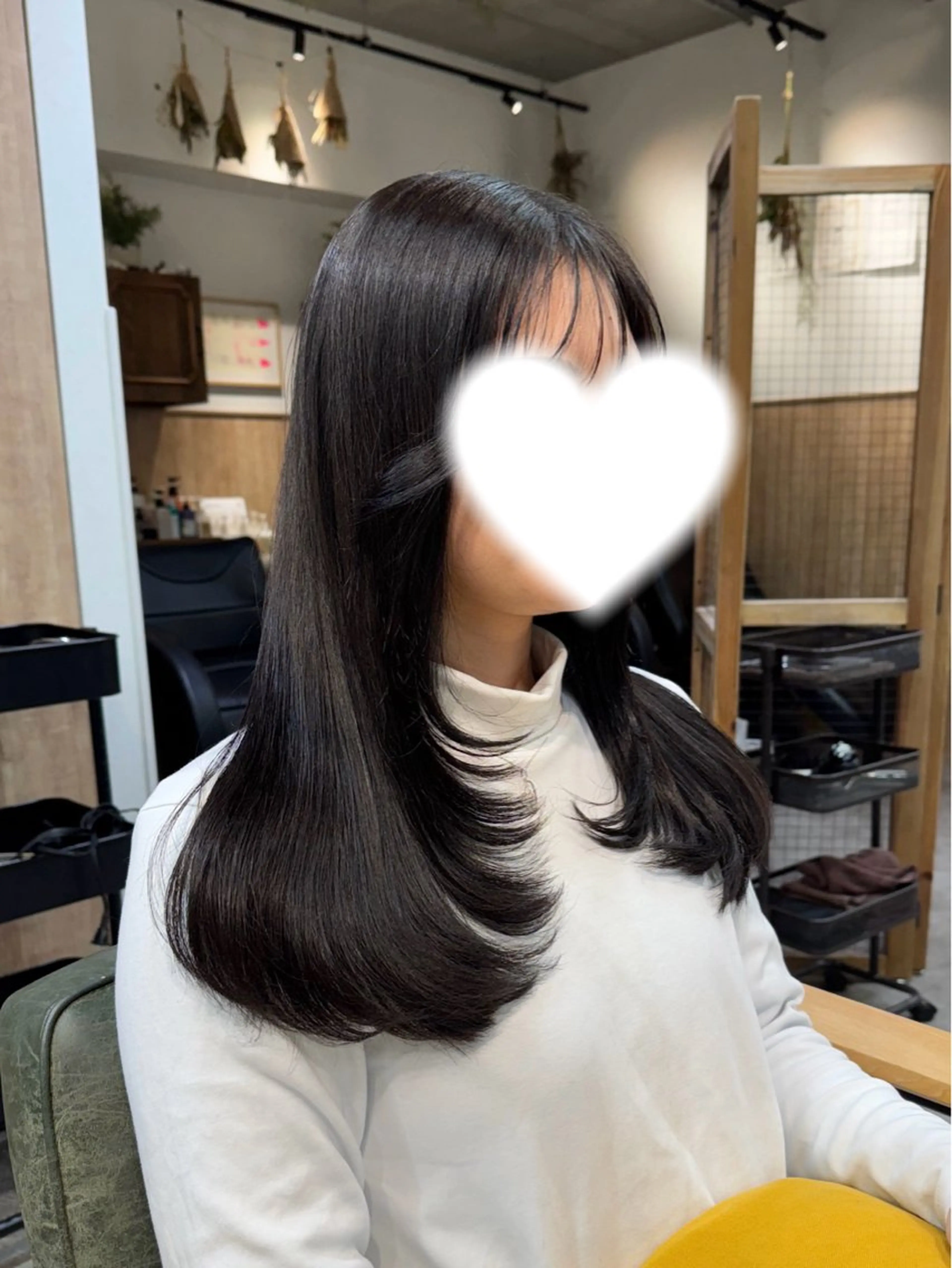 ロング カラー 縮毛矯正/エクステ ヘアアレンジ/ひふみのヘアスタイル