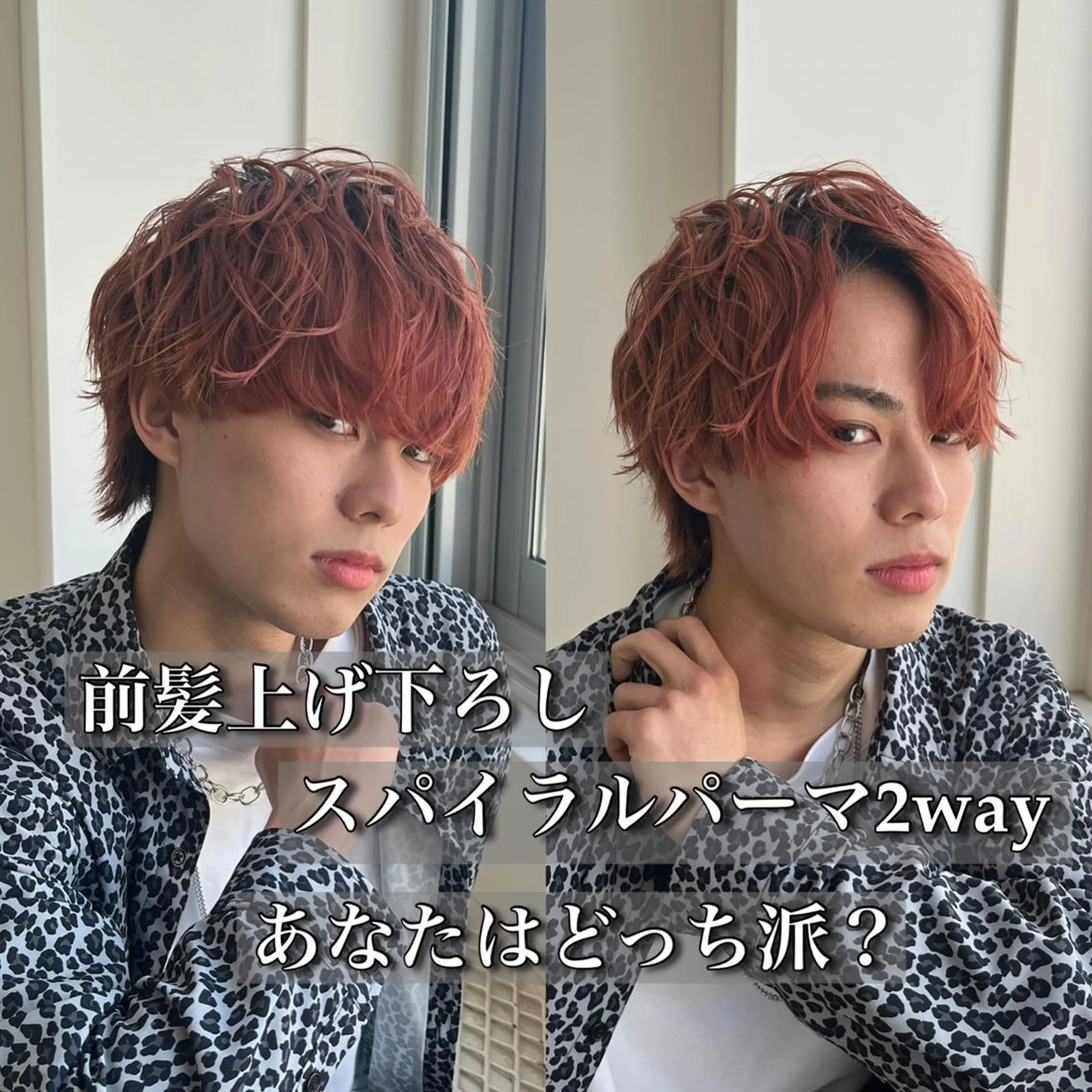 ミディアム パーマ メンズ ミディアムパーマ マッシュウルフ マッシュ メンズパーマ メンズウルフカット カット パーマ 韓国メンズヘア/ 毛流れヘア　須田龍世のヘアスタイル