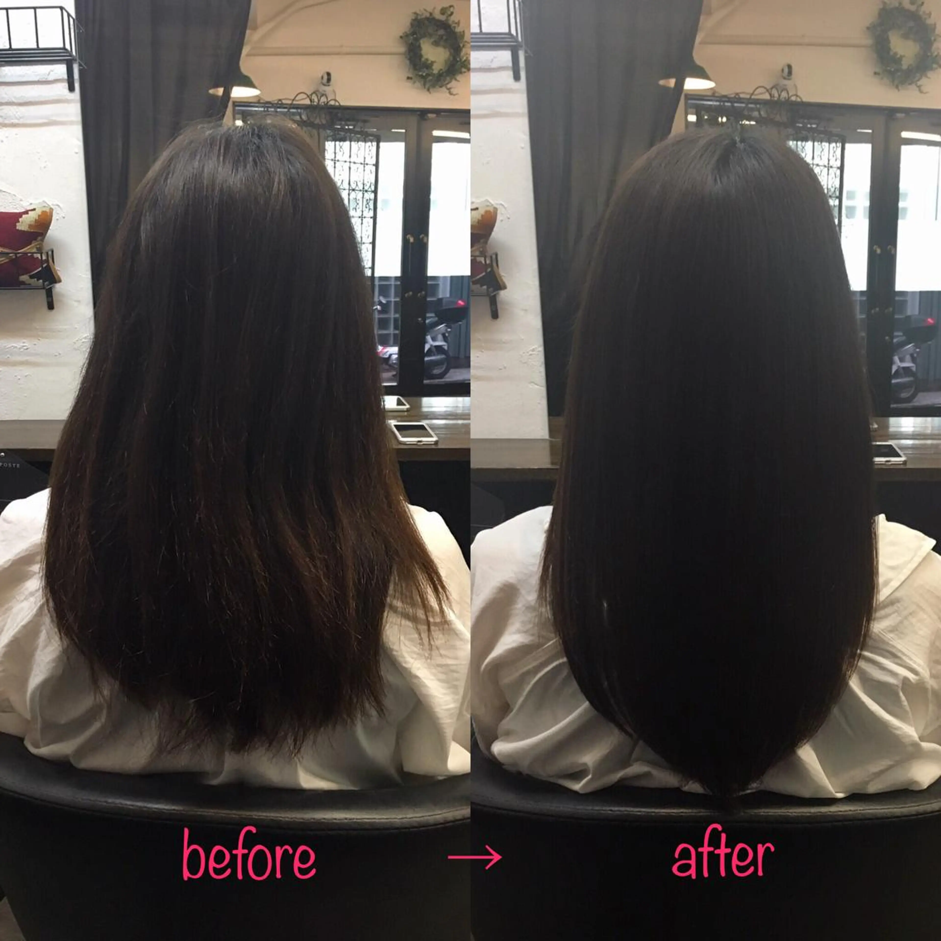 ロング 髪質改善 縮毛矯正 トリートメント 縮毛矯正&髪質改善 MAILHAIRのヘアスタイル