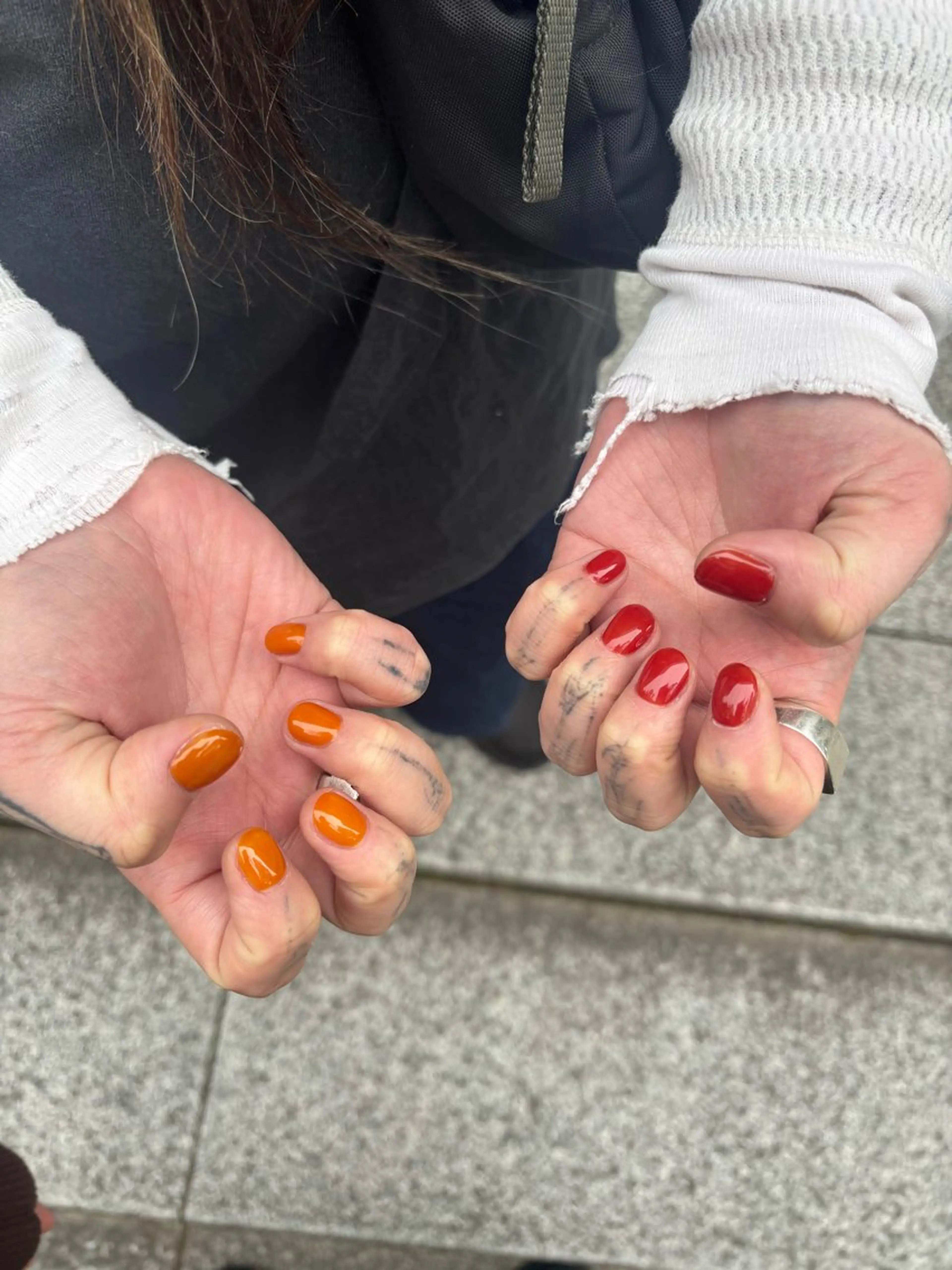 メンズ ネイル メンズネイル 春ネイル ハンドネイル ONIK Anail KARENのネイルデザイン