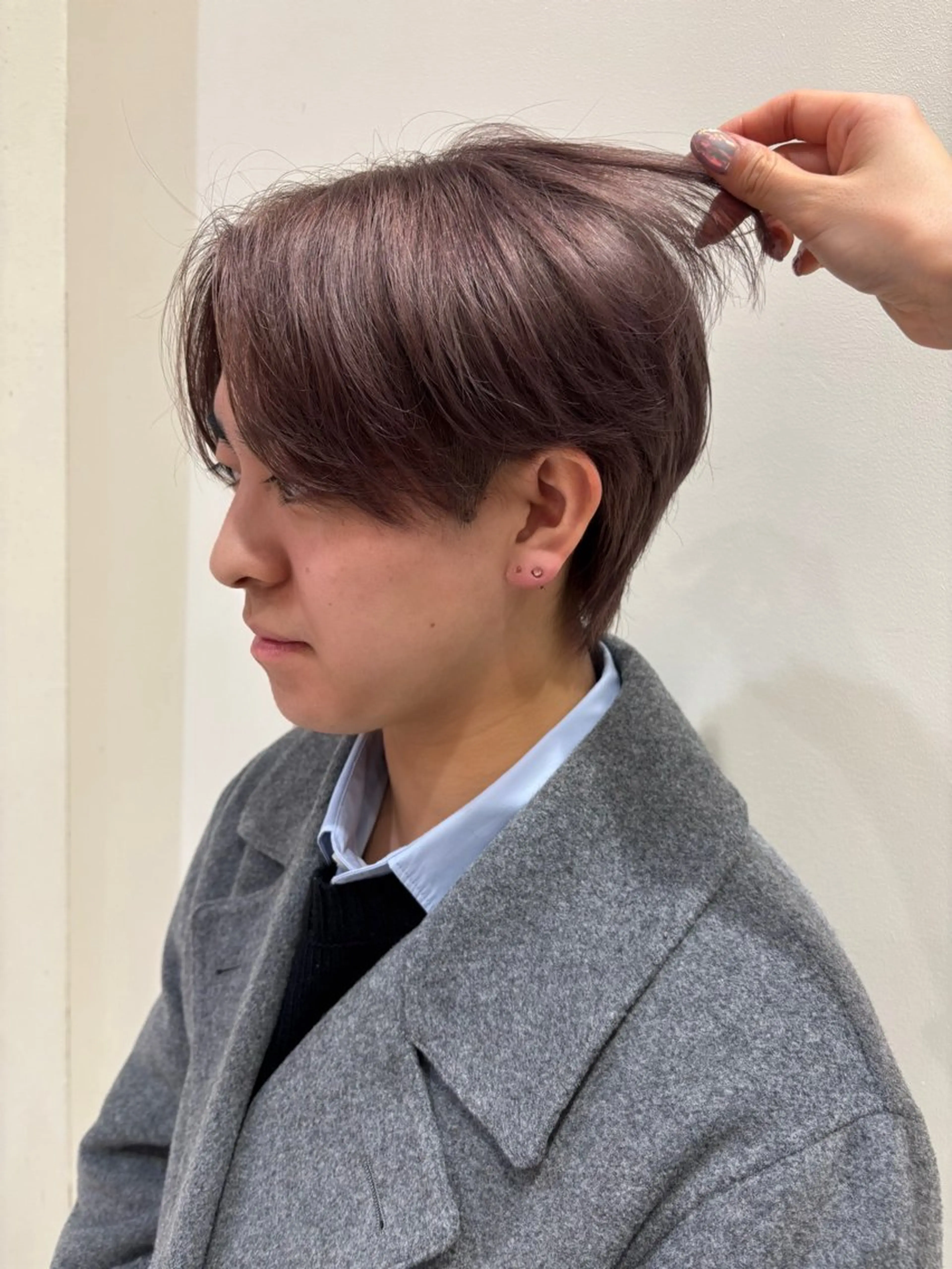 ショート 💞暖色艶カラー/ ホウツキカナ🍒のヘアスタイル