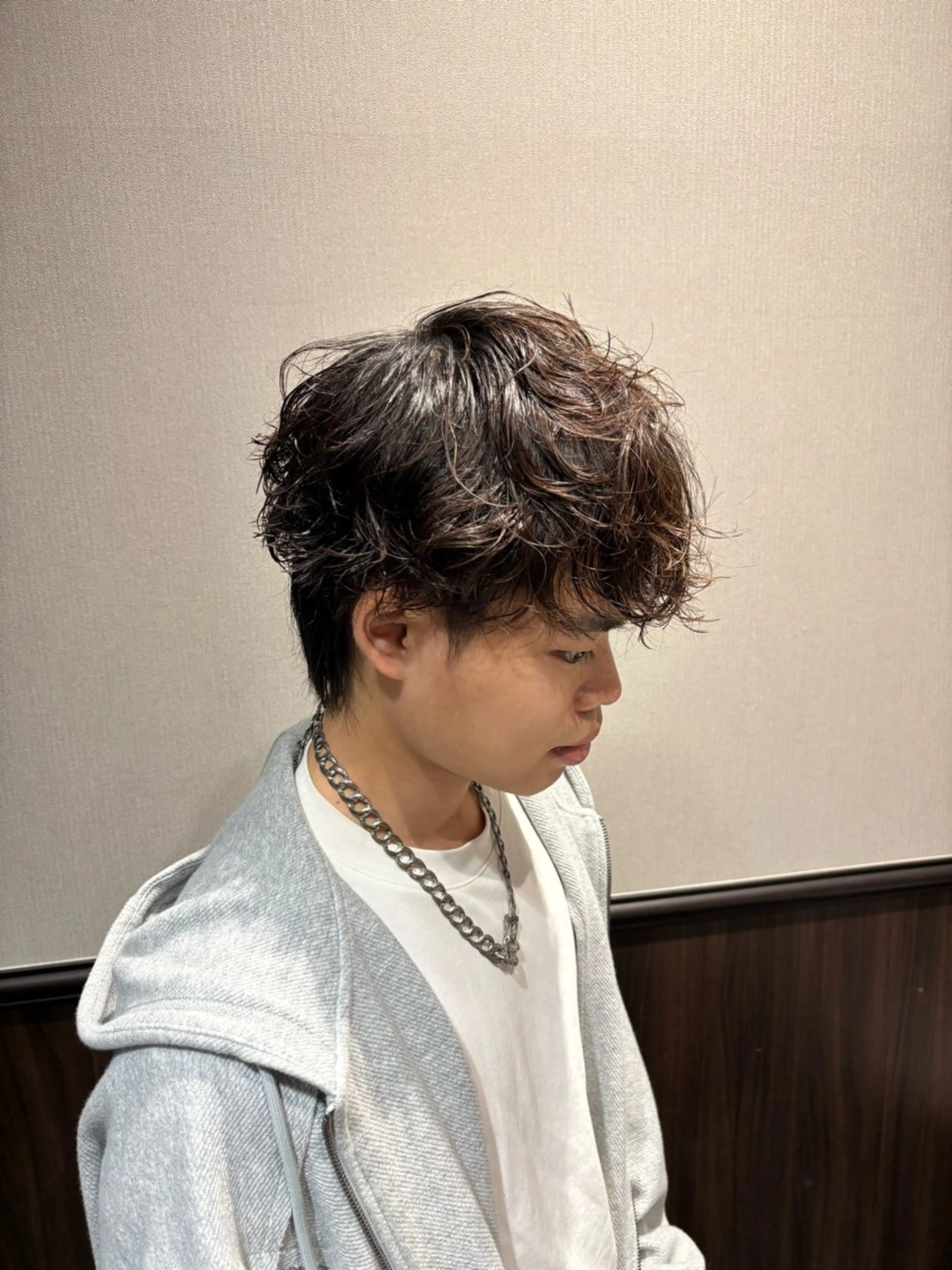 【メンズカット】カット＋パーマ＋シャンプー•ブロー【モデル募集】の写真