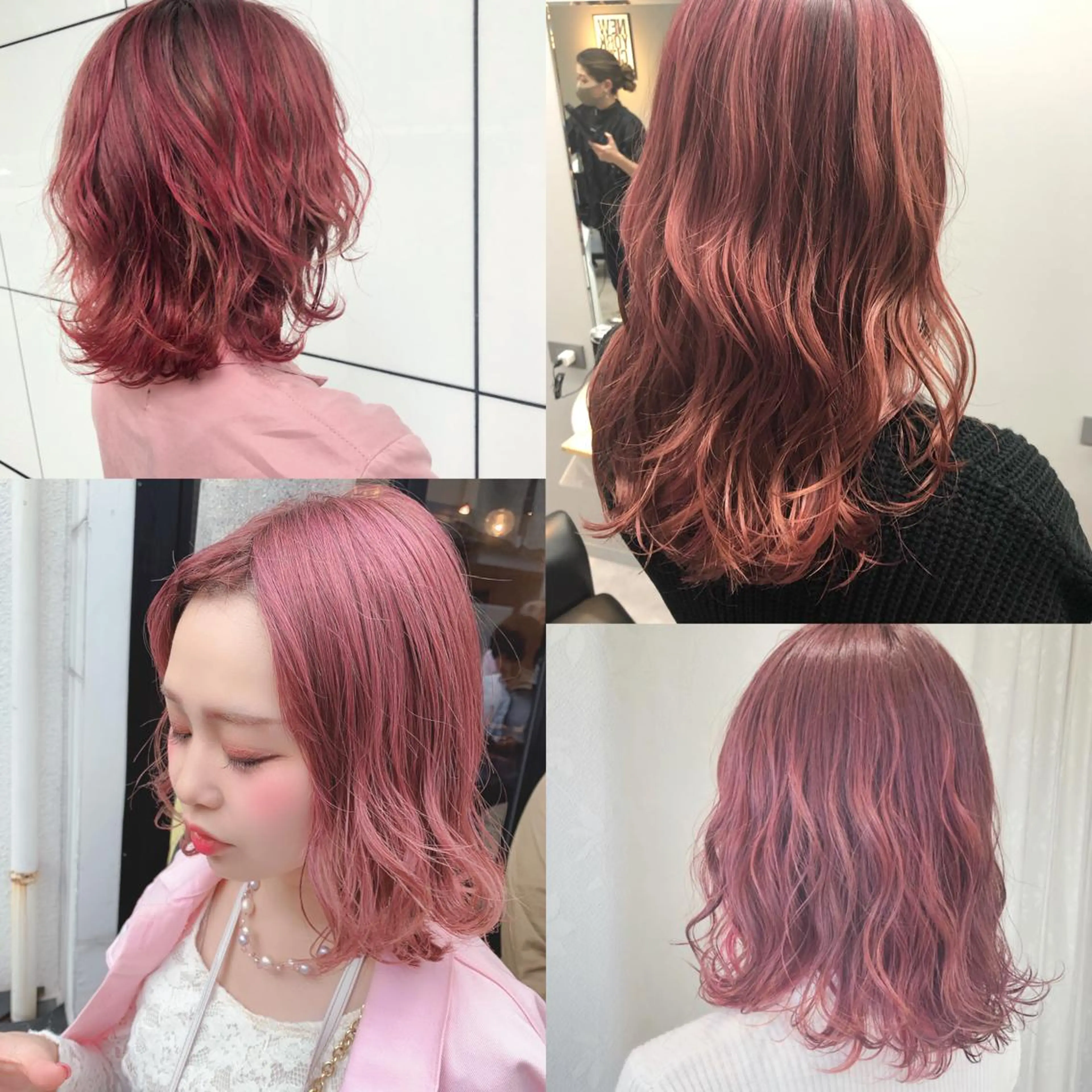 セミロング カラー ヘアアレンジ CheRiR【シェリール】所属・cherir髪質改善 パーソナルカラー診断のヘアスタイル