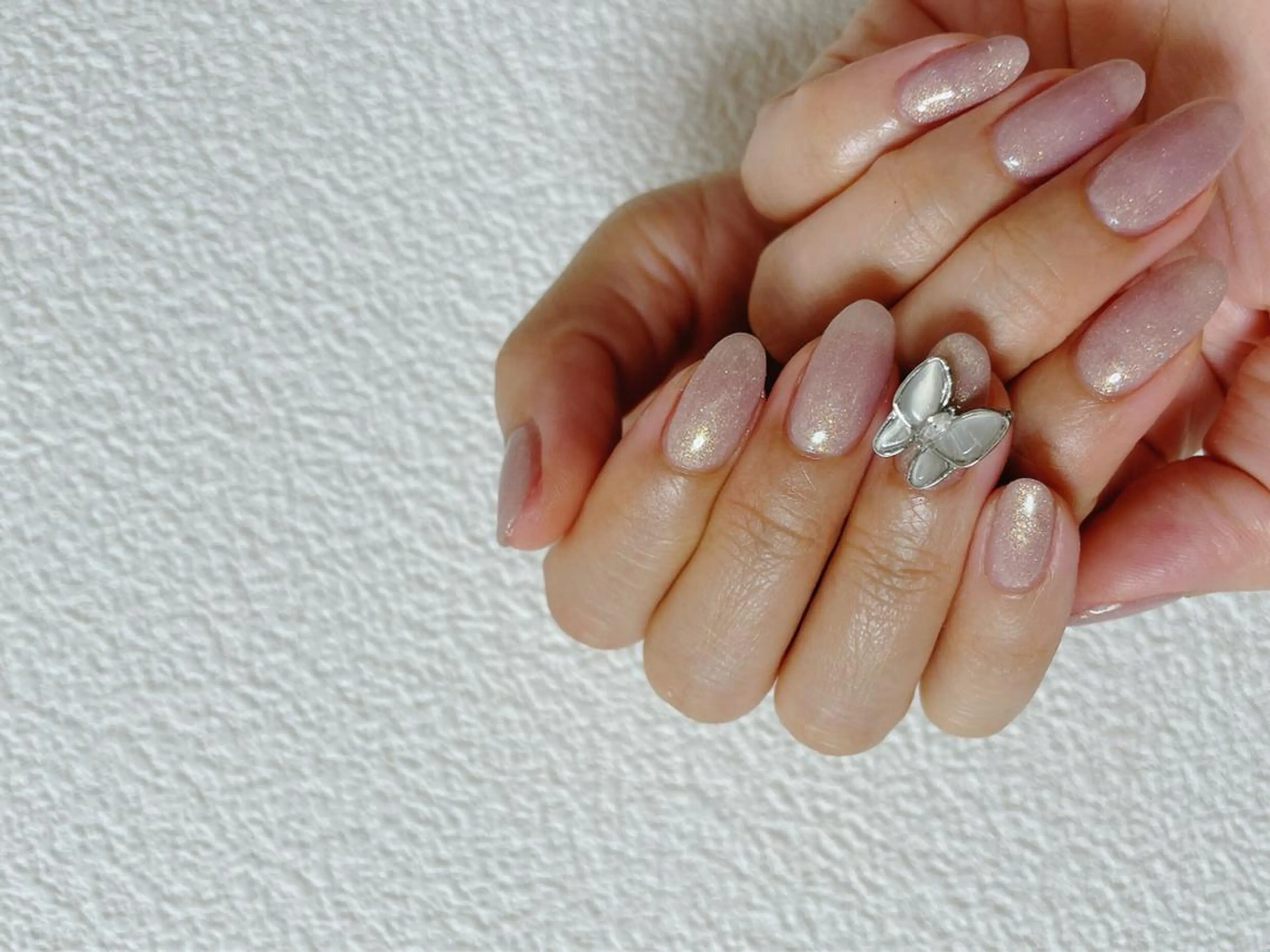 ネイル オーロラネイル フラワーネイル フットネイル フレンチネイル ジェルネイル mogunail &blowのネイルデザイン