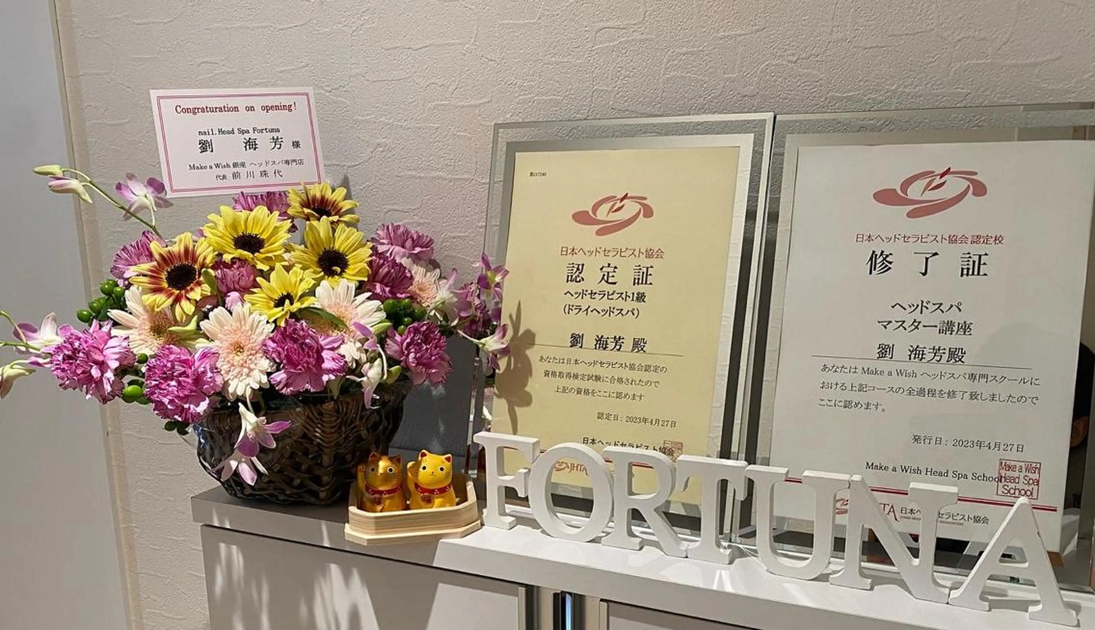 Nail •Head スパFortunaのネイルデザイン