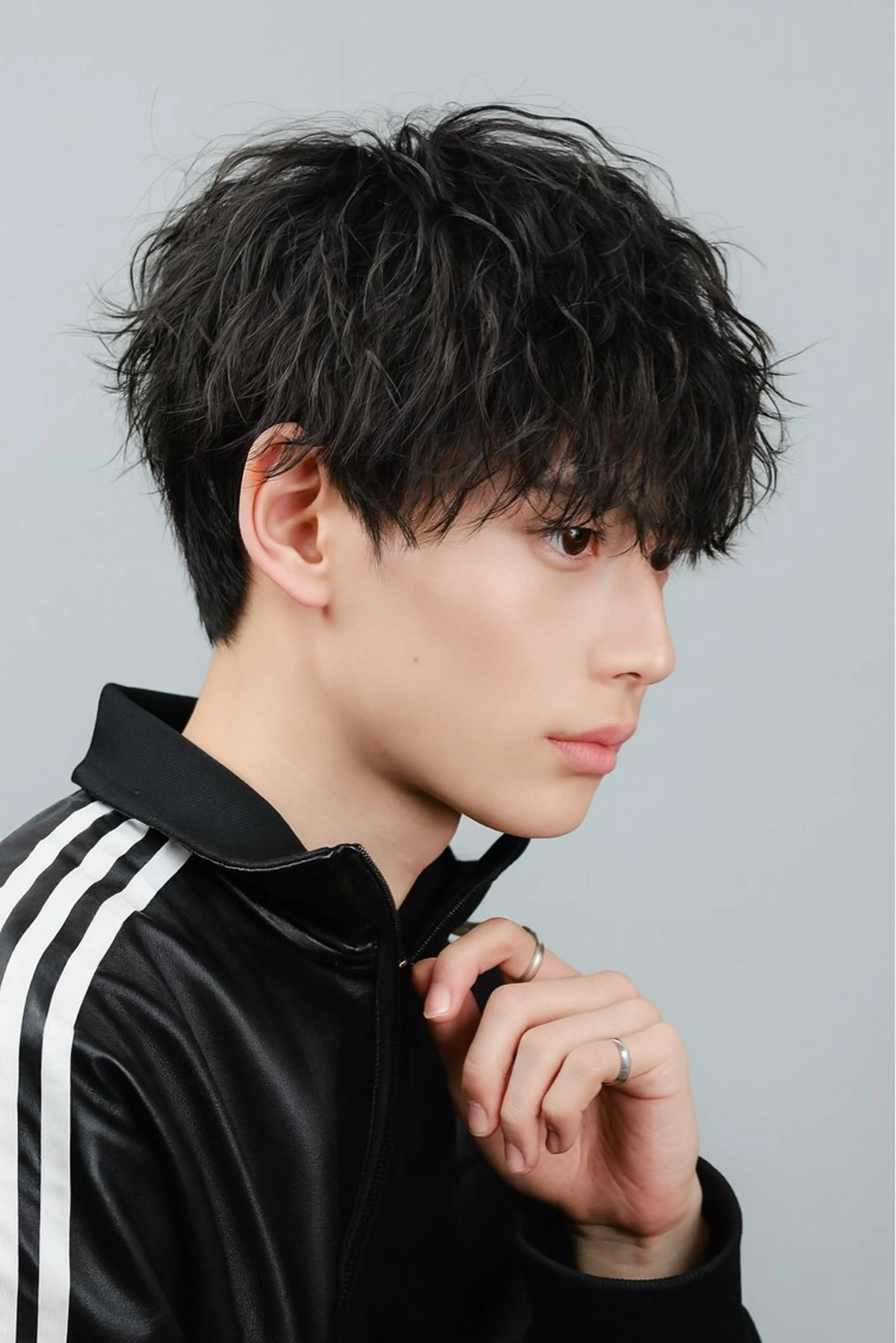 ショート カラー パーマ メンズ カット トリートメント Gain池下 レディースのヘアスタイル