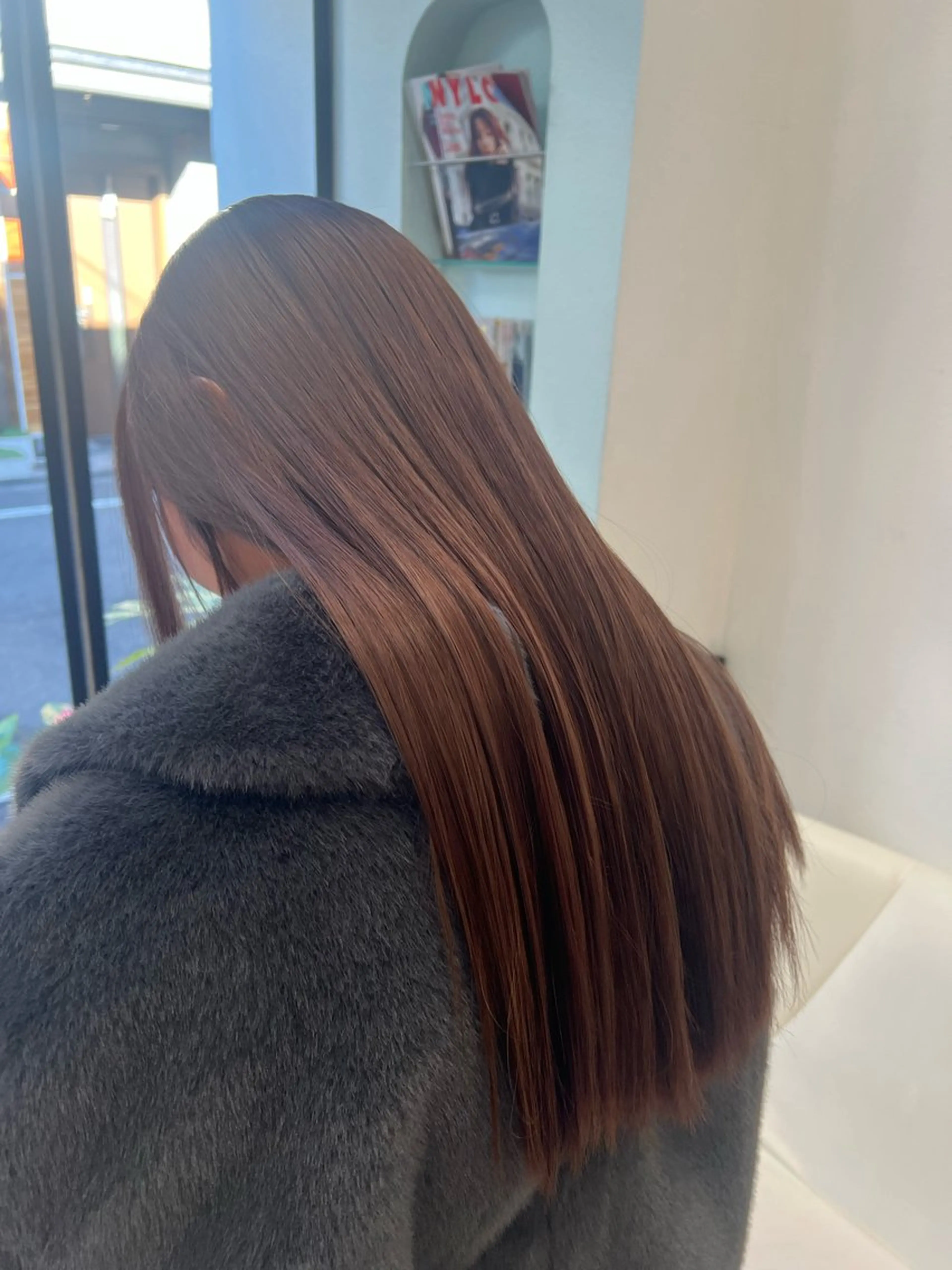 ミディアム カラー カット 堀井 凌平のヘアスタイル