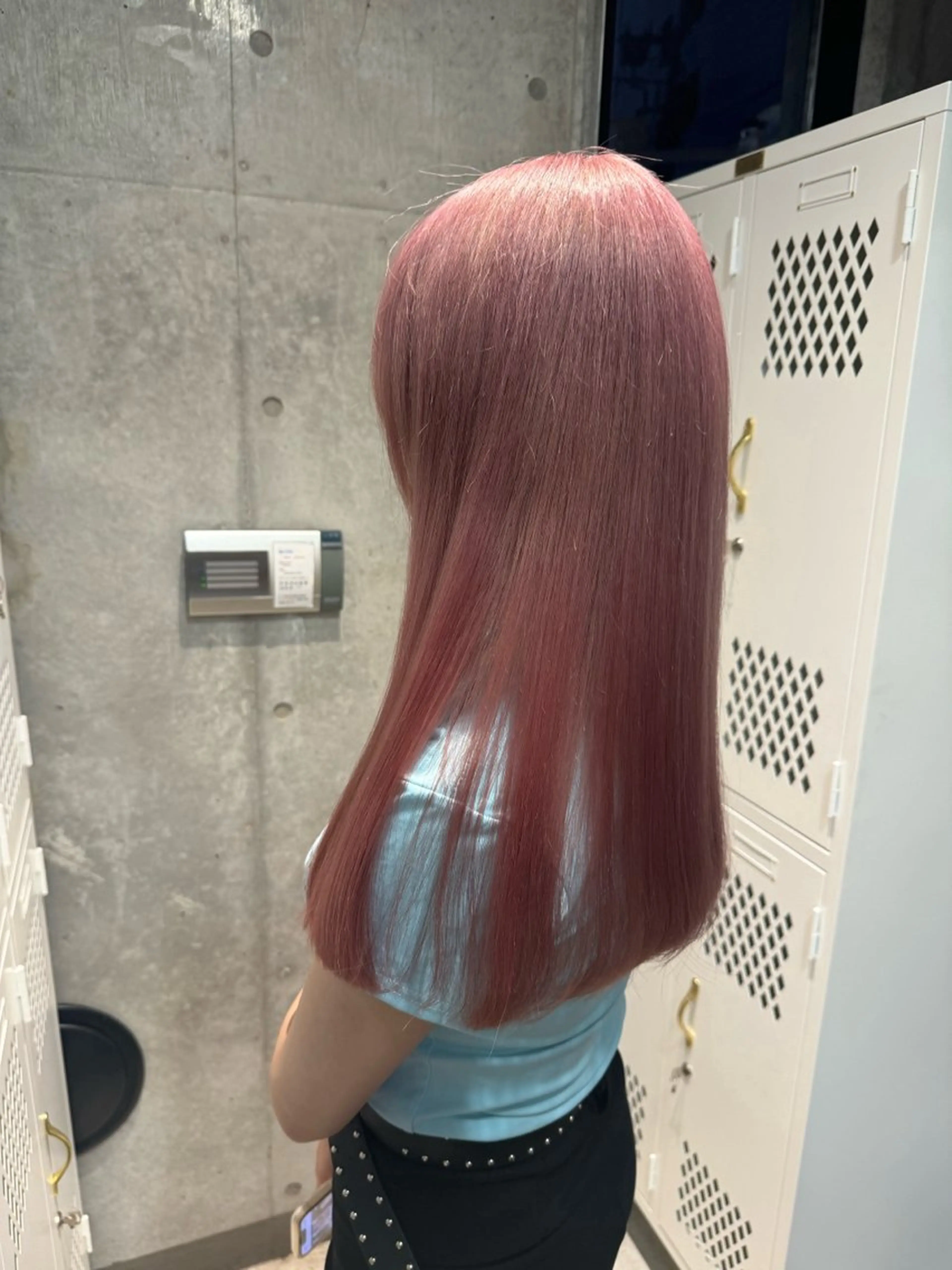 カラー ピンクカラー モデル募集中 はくのヘアスタイル