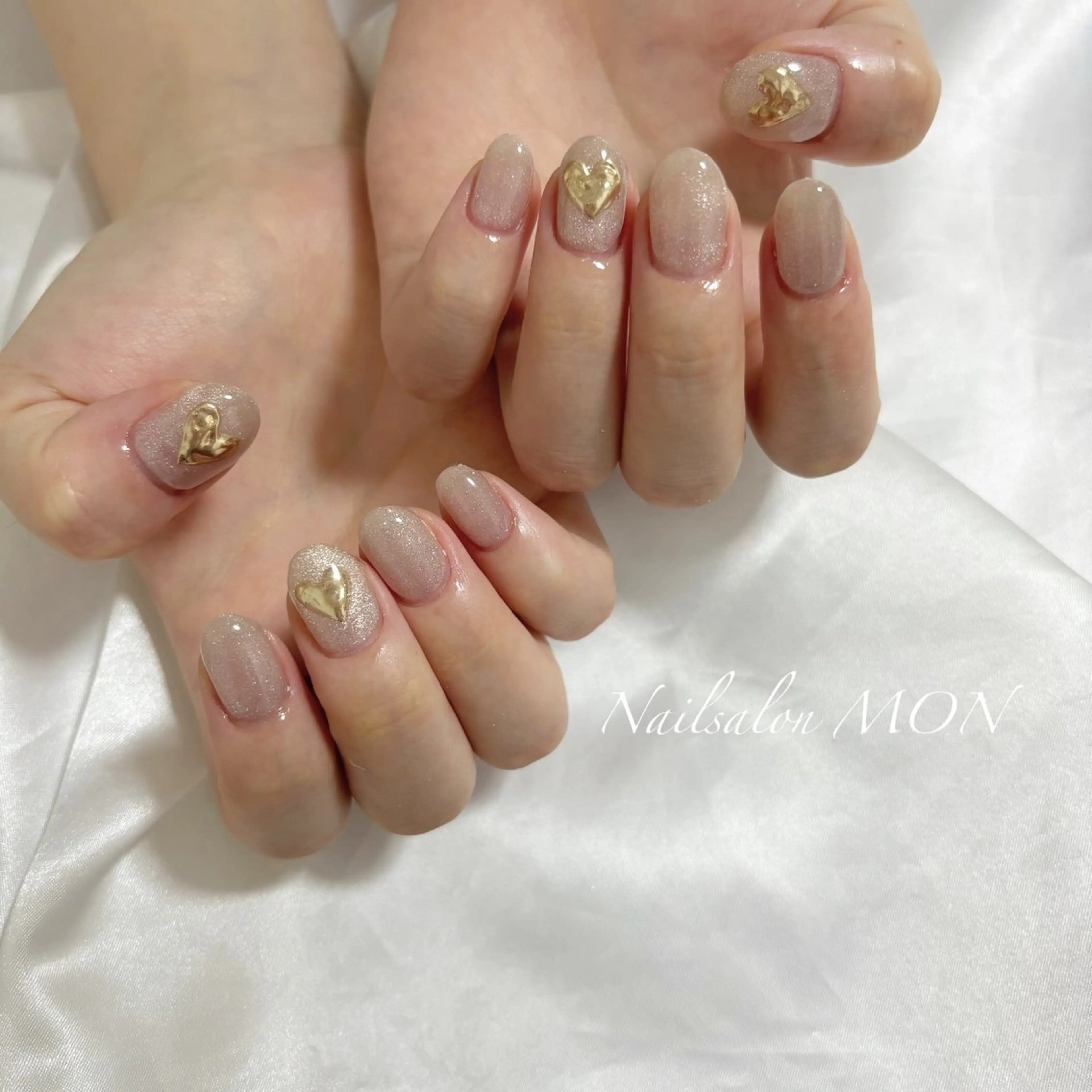 ネイル マグネットネイル ハンドネイル Nailsalon MONのネイルデザイン