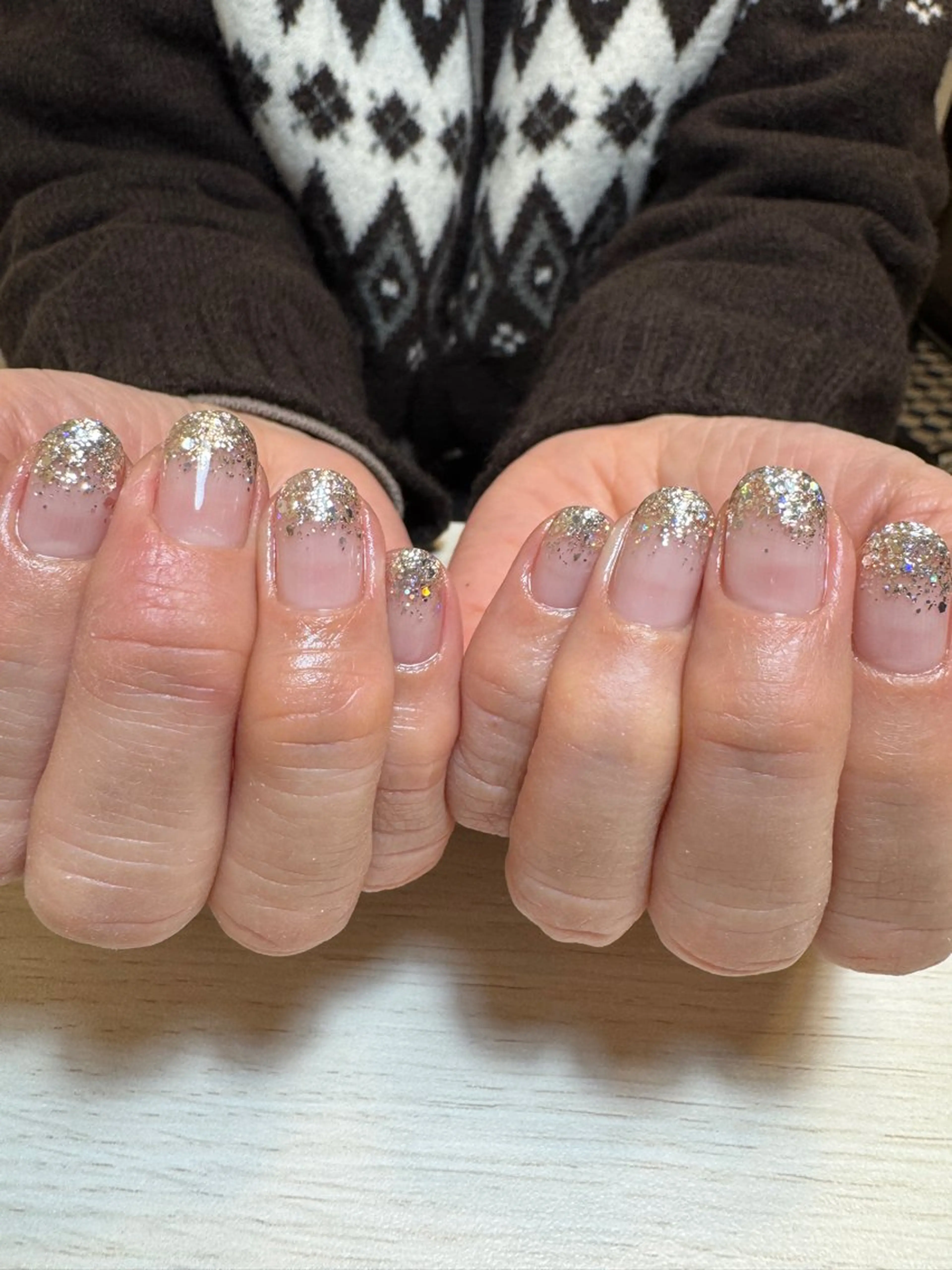 ラメグラデーション〈オフなし〉の写真