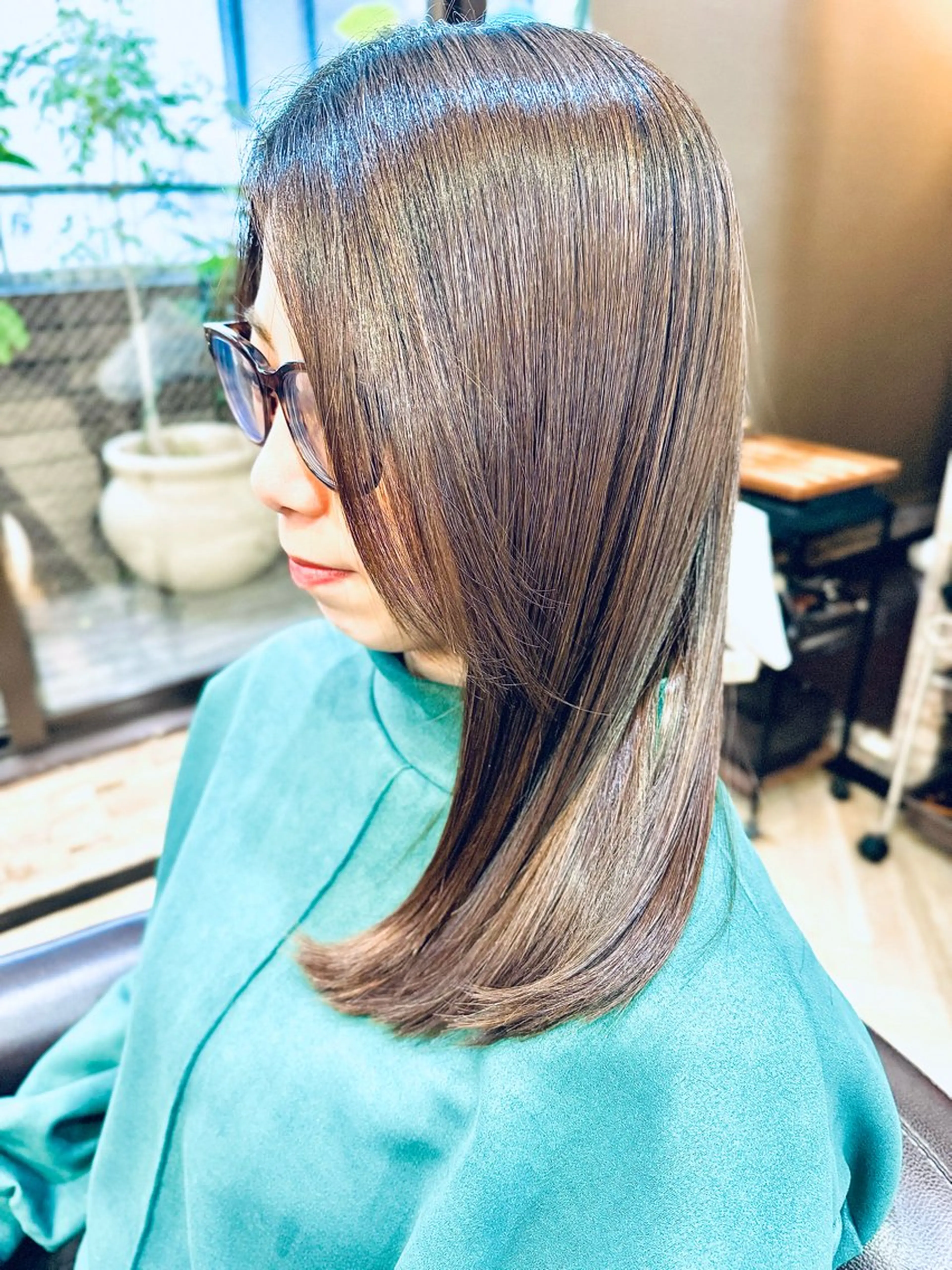 ロング 髪質改善池袋𓊆 大士𓊇ダブルカラーのヘアスタイル