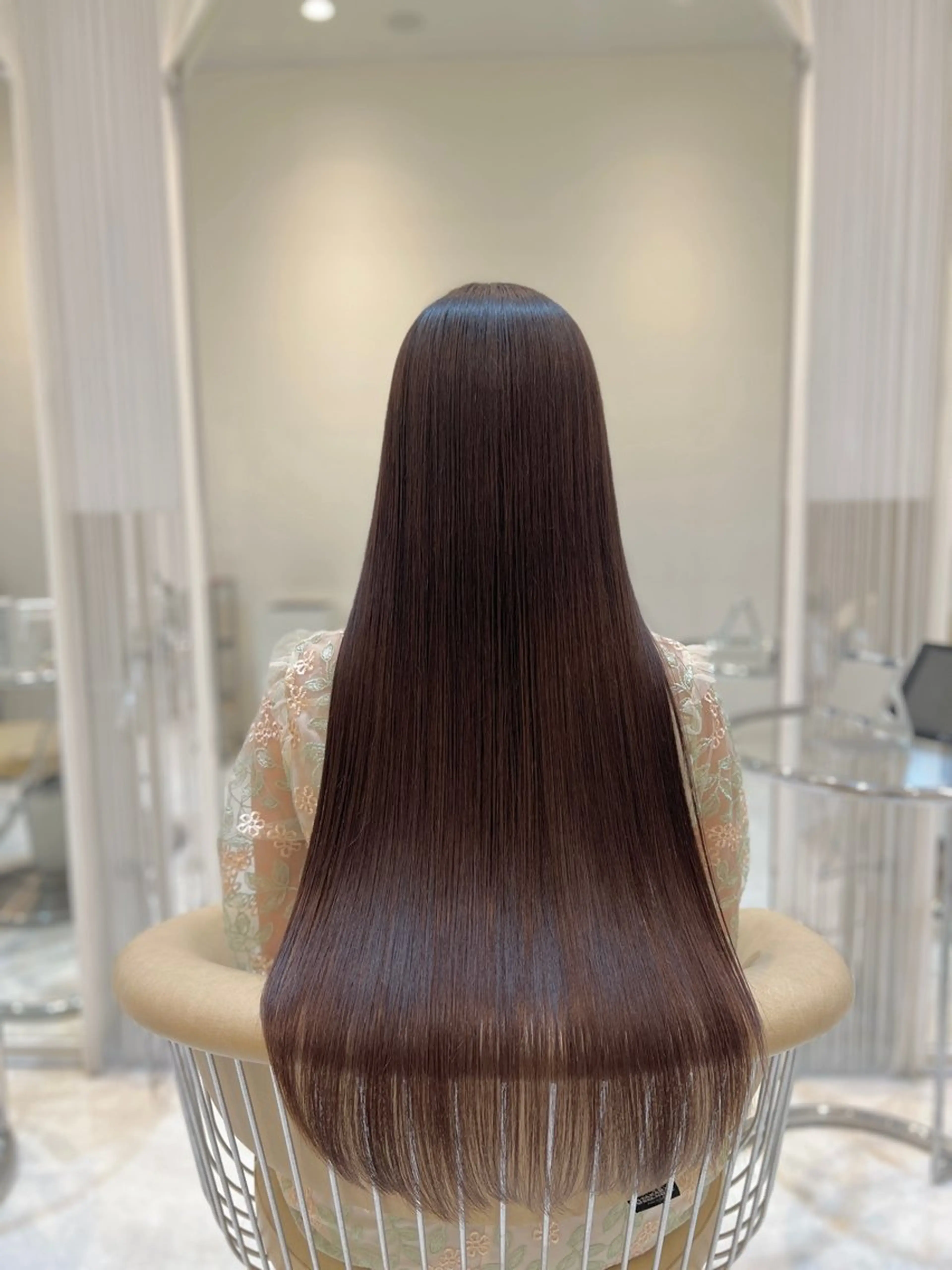 ロング 髪質改善 縮毛矯正 トリートメント 酸熱トリートメント Watai 山下直哉のヘアスタイル