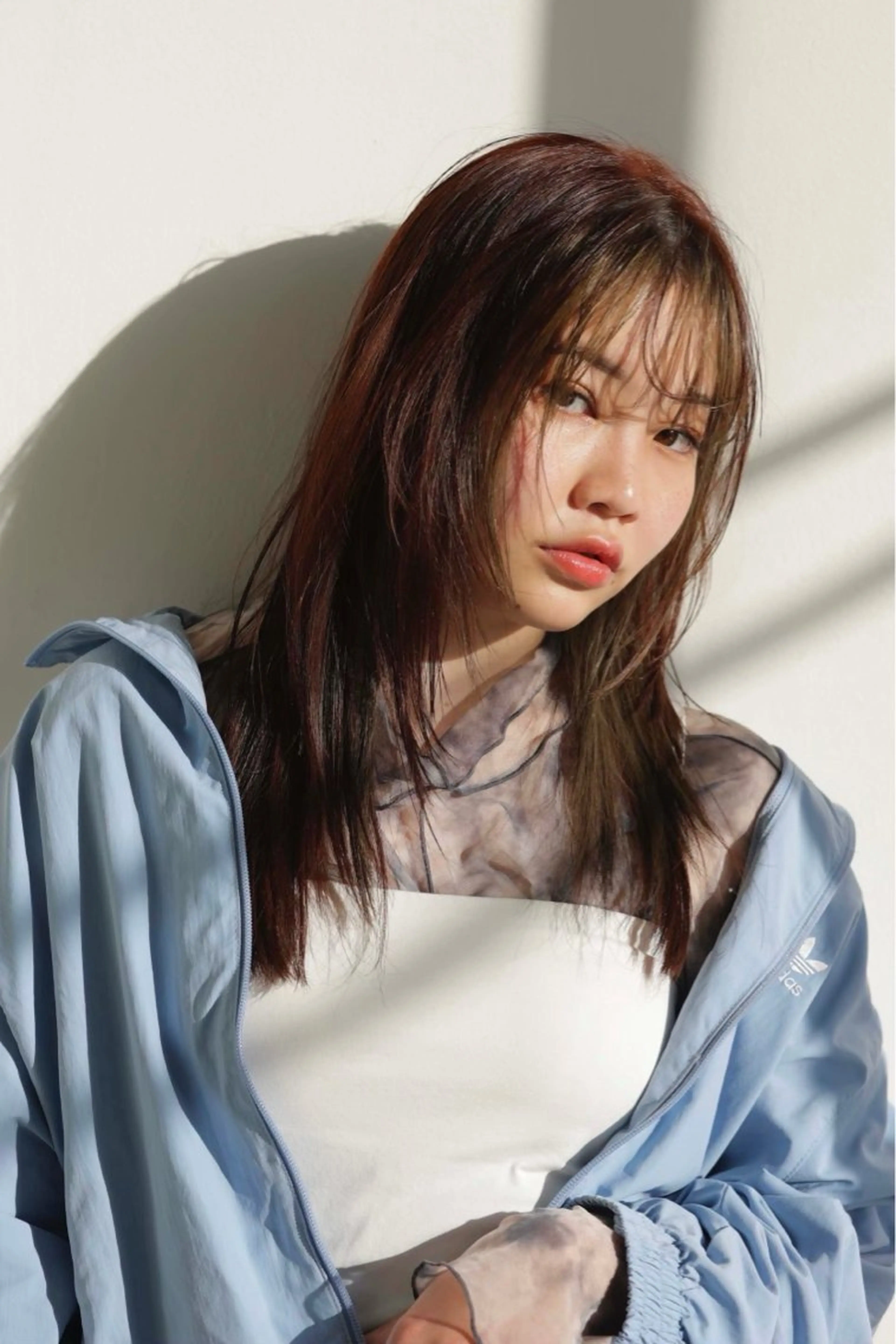 ロング MODEK’s まこ 暖色カラー/艶カラーのヘアスタイル