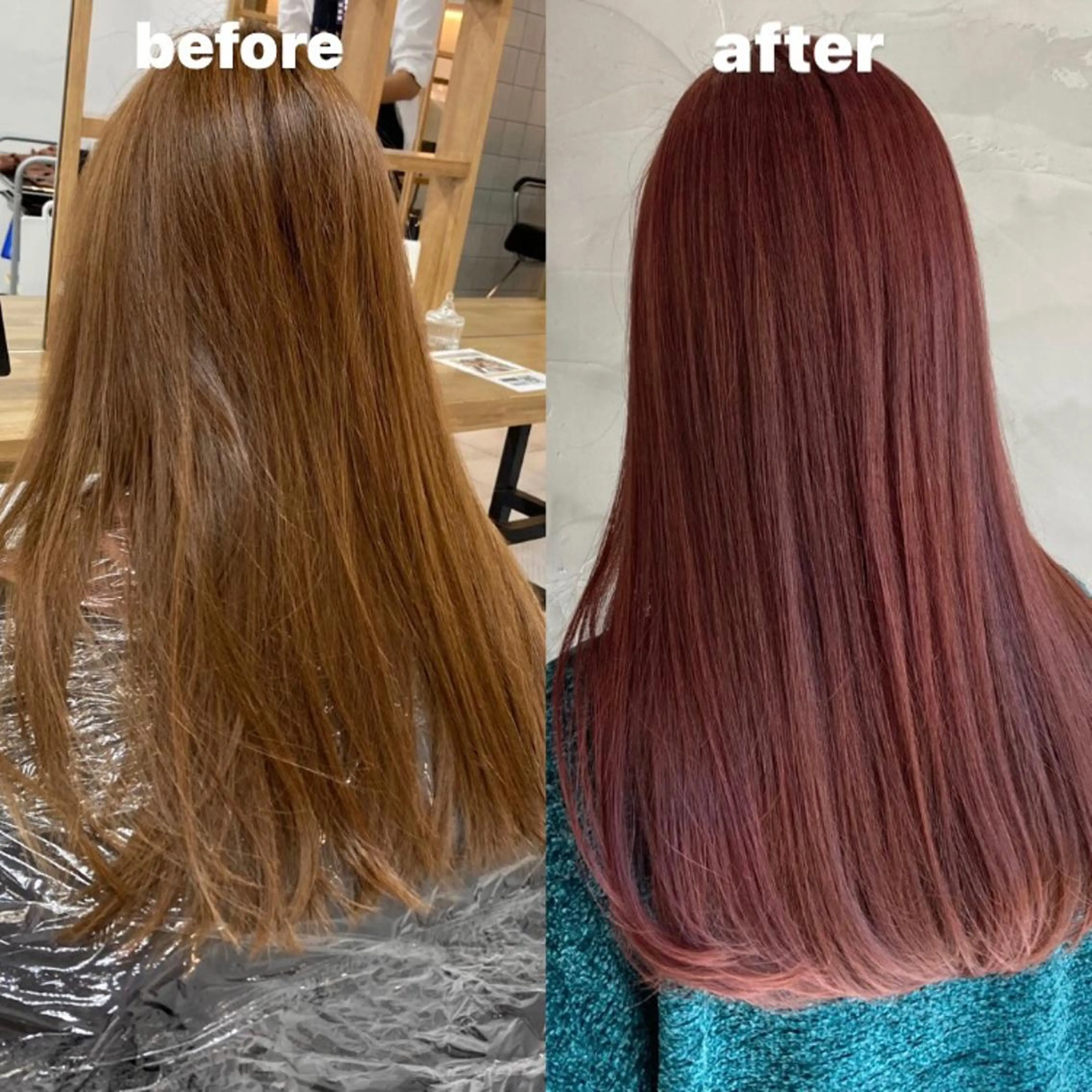 ロング カラー ヘアカラー トリートメント 韓国レイヤーカット★ 小林大樹のヘアスタイル