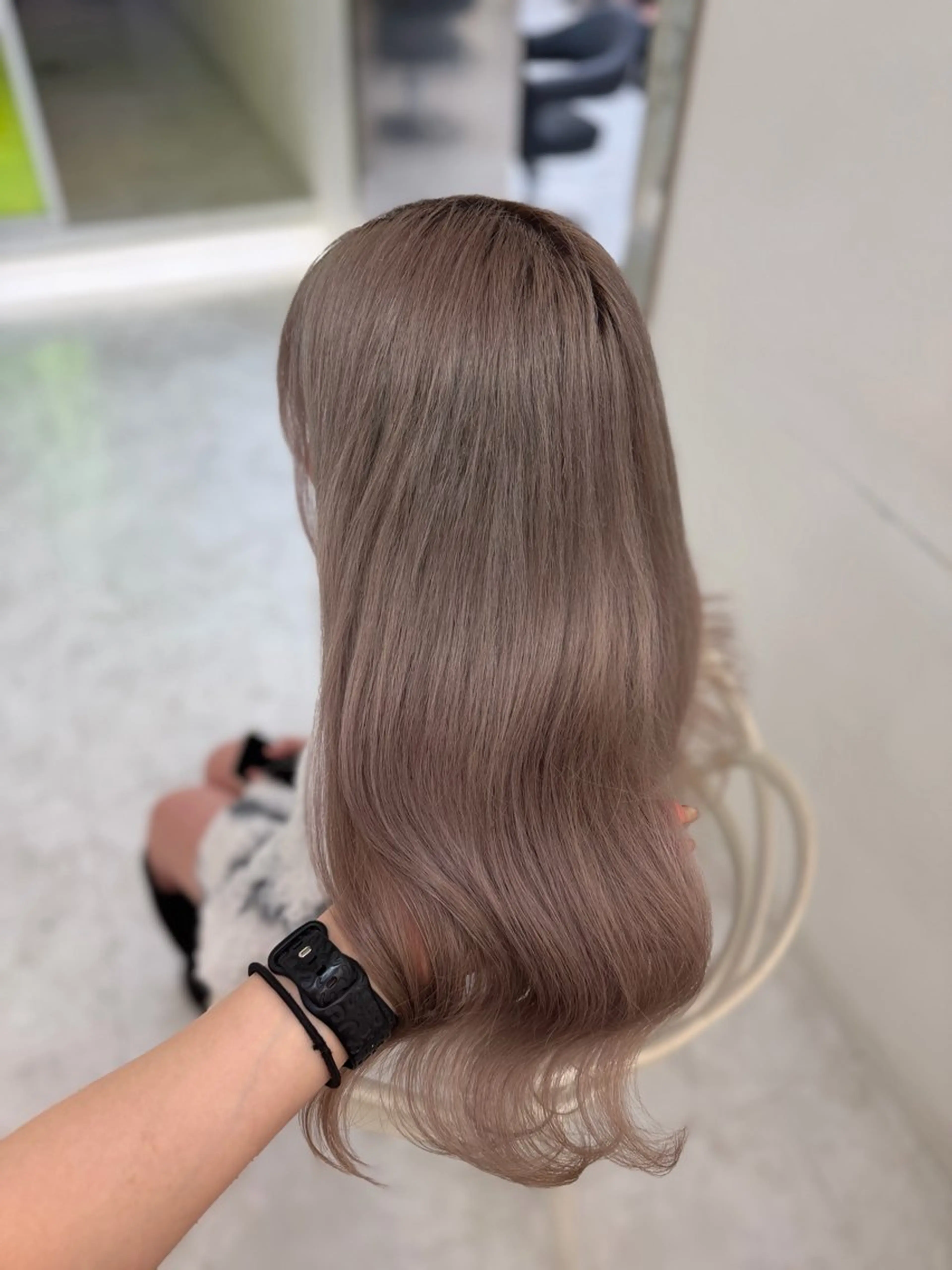 カラー ヘアカラー トリートメント 透明感ベージュ🎀 Anju/渋谷🎀のヘアスタイル