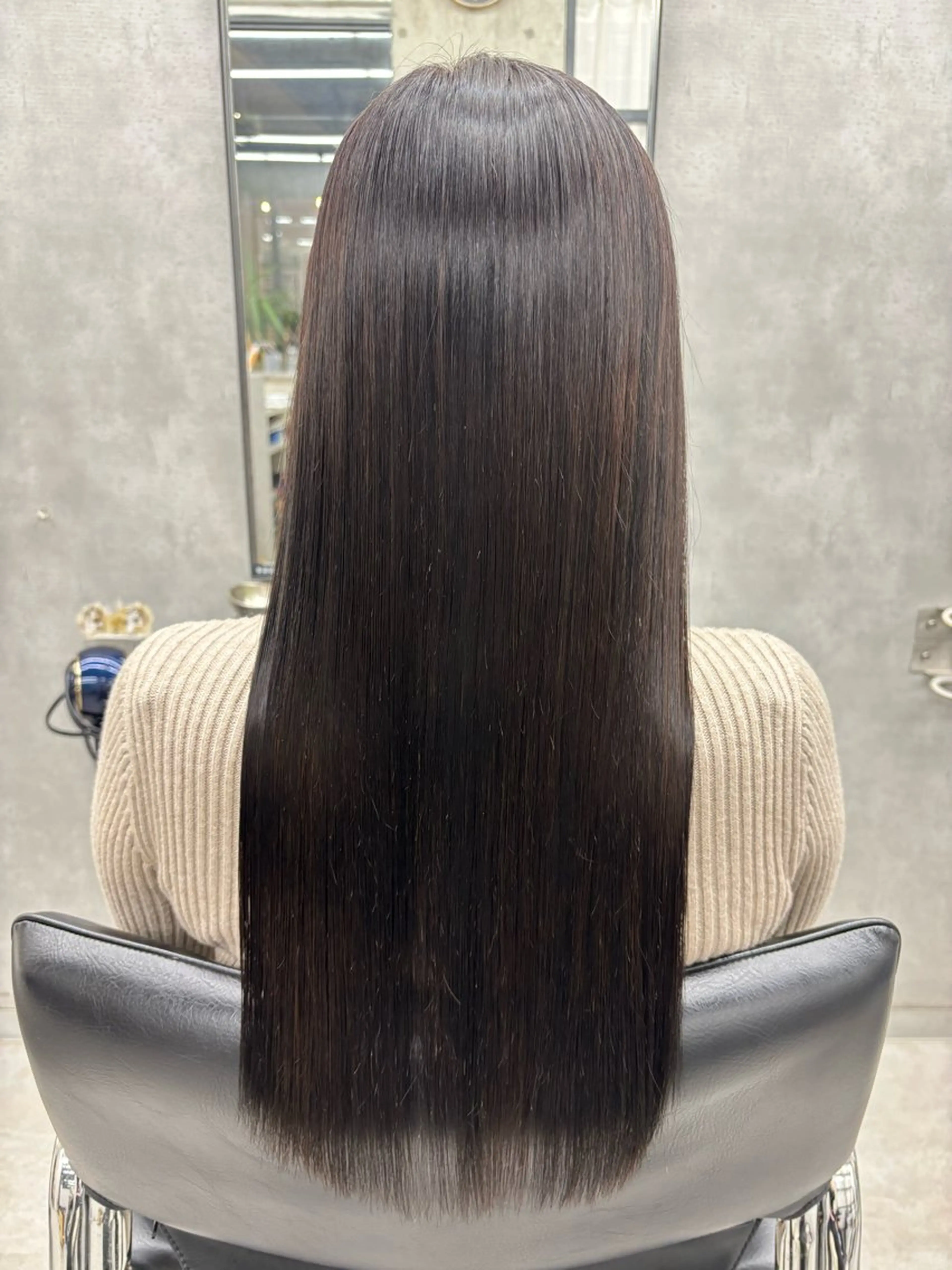 ロング カラー 髪質改善 縮毛矯正 トリートメント すぐ巻ける縮毛矯正 🍀勝倉　麗のヘアスタイル