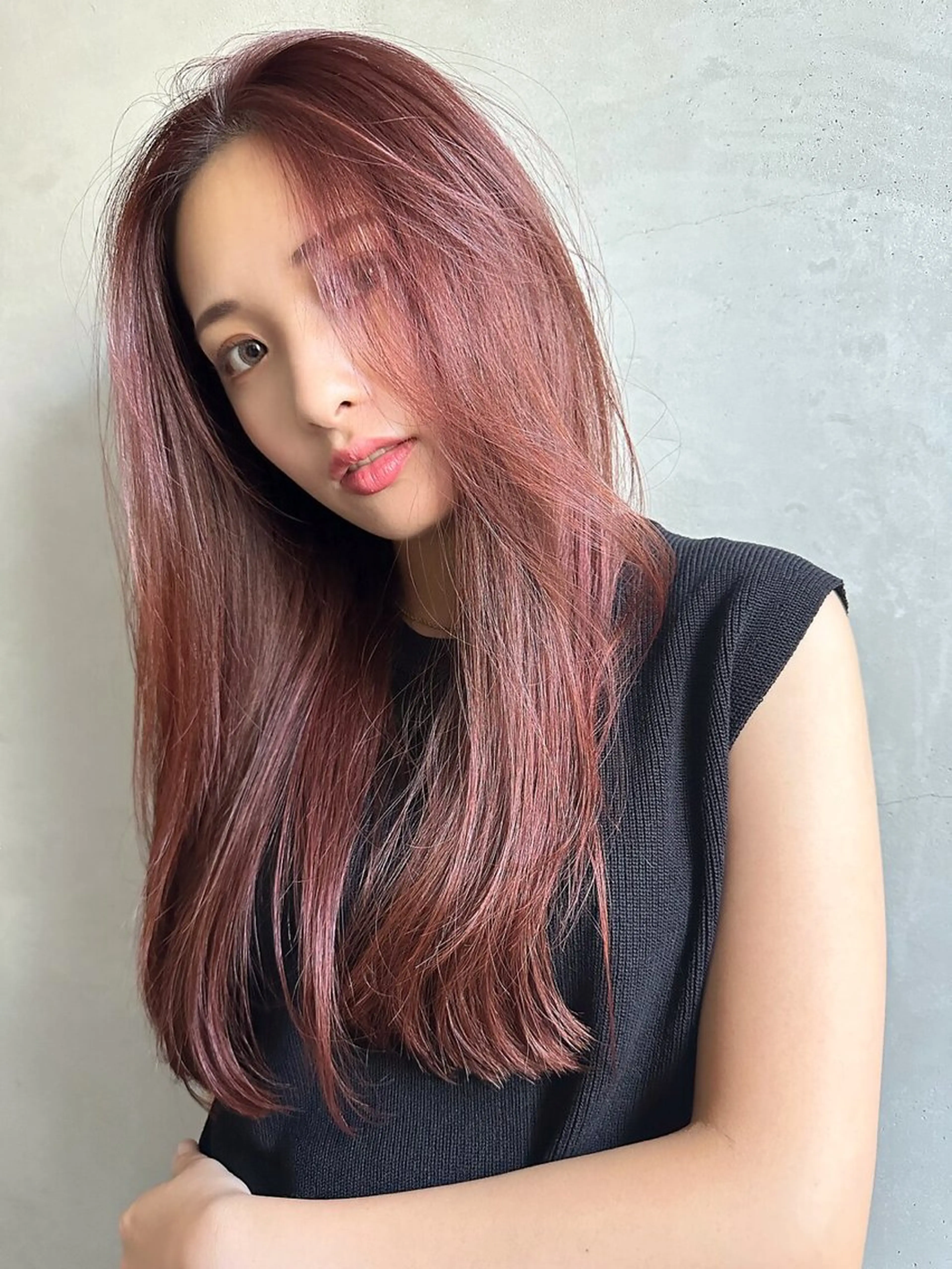 ロング カラー marfe天王寺 髪質改善/メンズのヘアスタイル