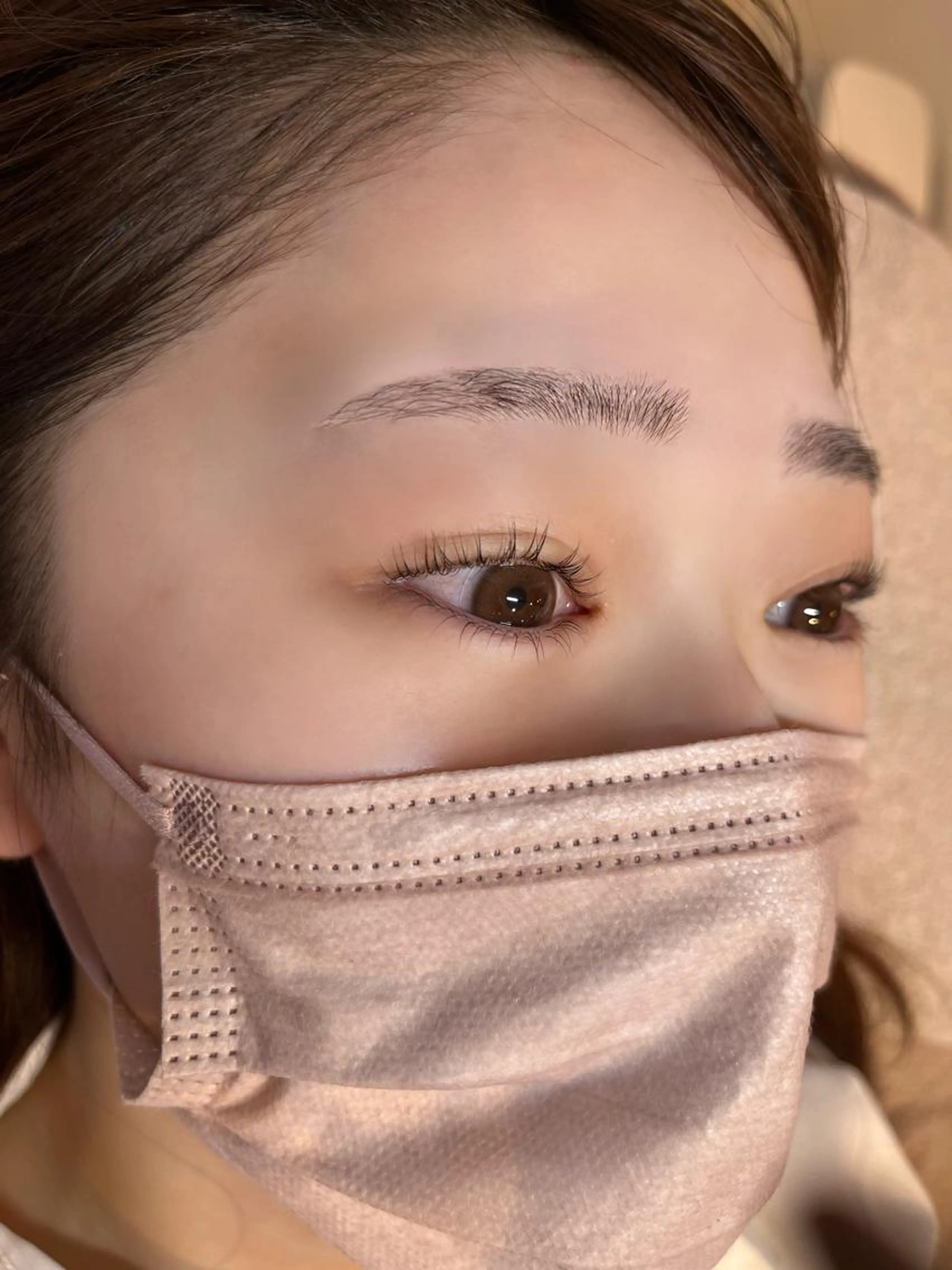 下まつ毛パーマの写真