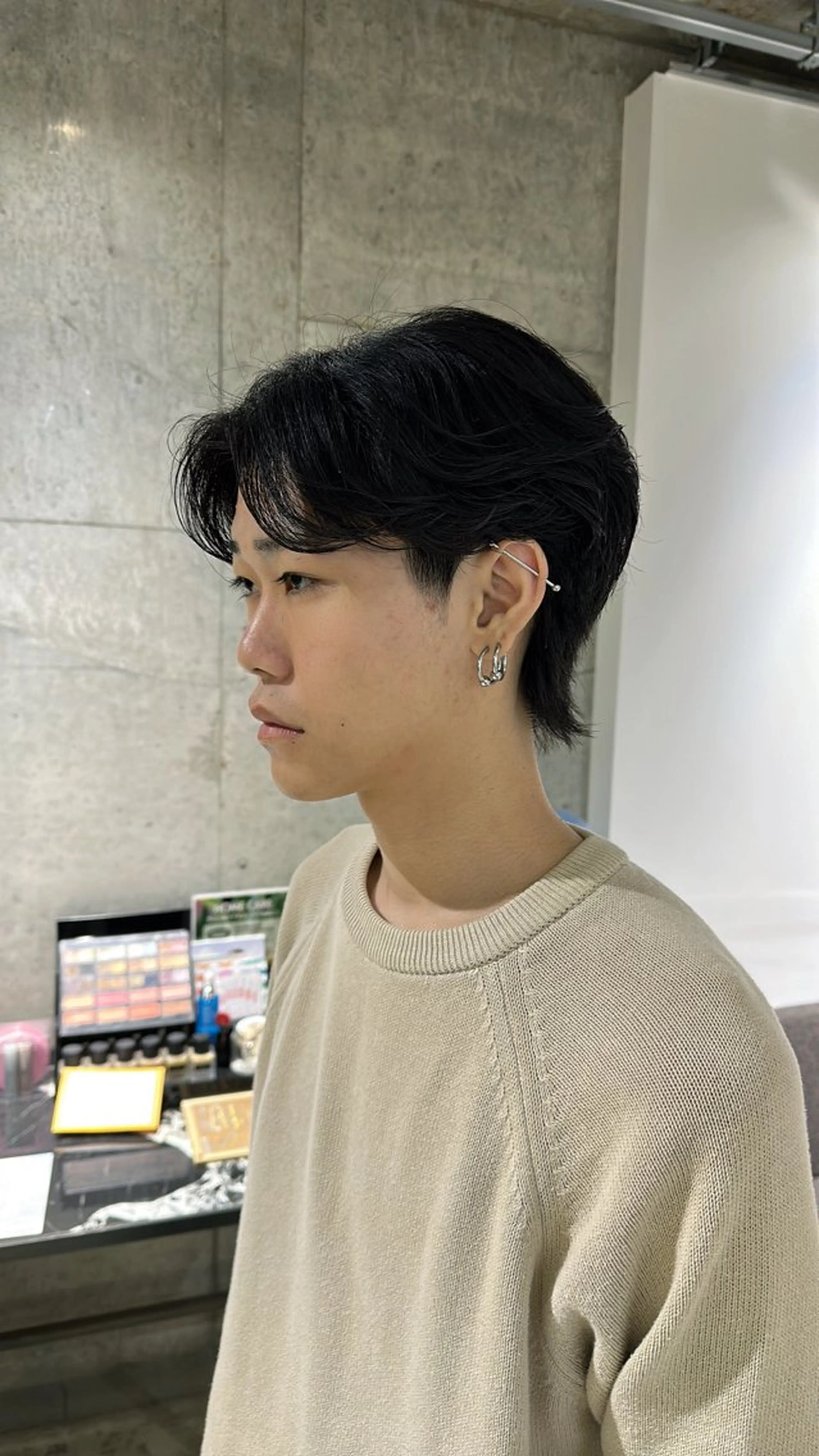 メンズ センターパート milli 佐藤 蓮 🤏のヘアスタイル