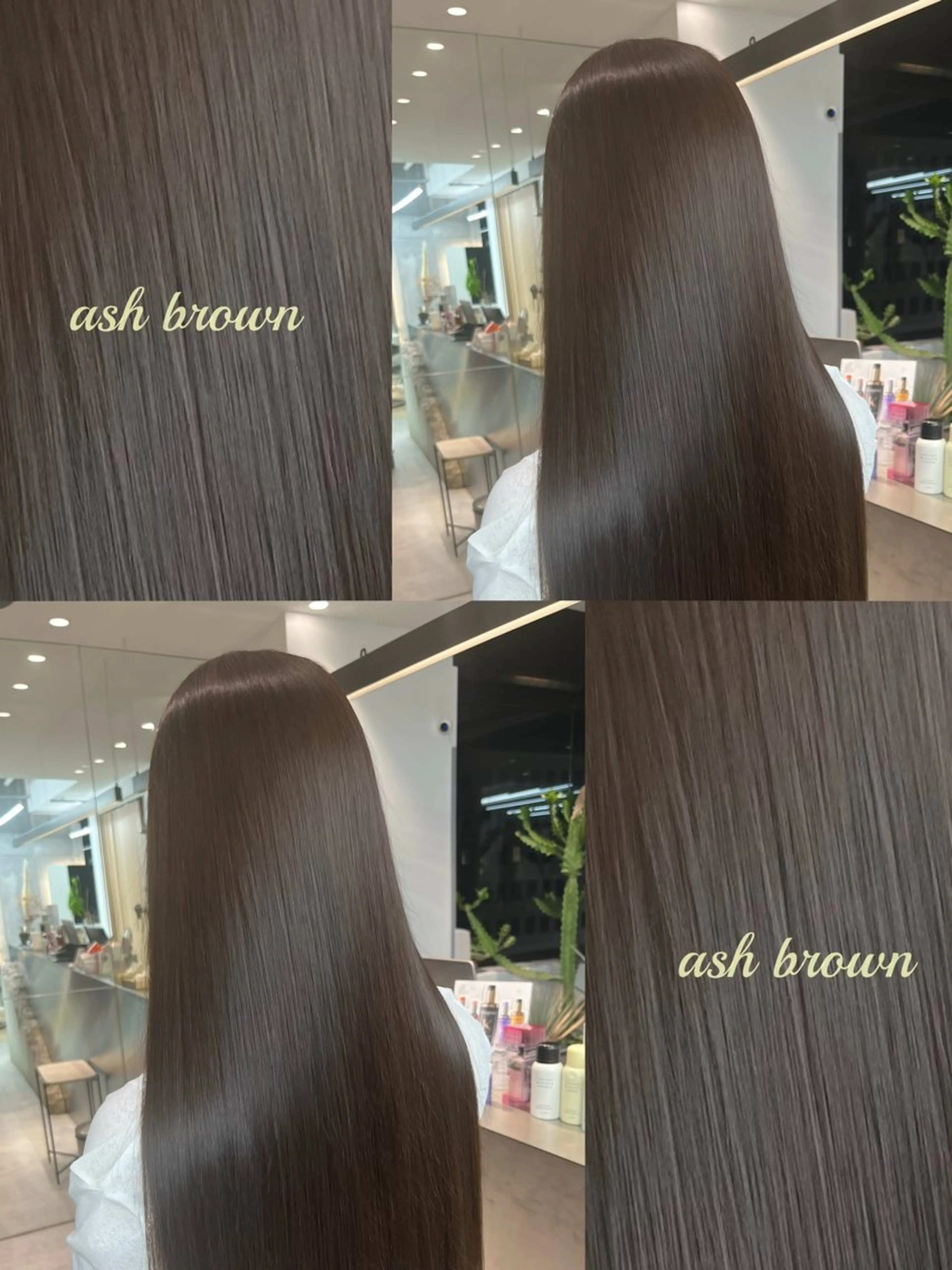 ロング ヘアカラー 透明感カラー縮毛矯正 レイヤー/えいすけのヘアスタイル