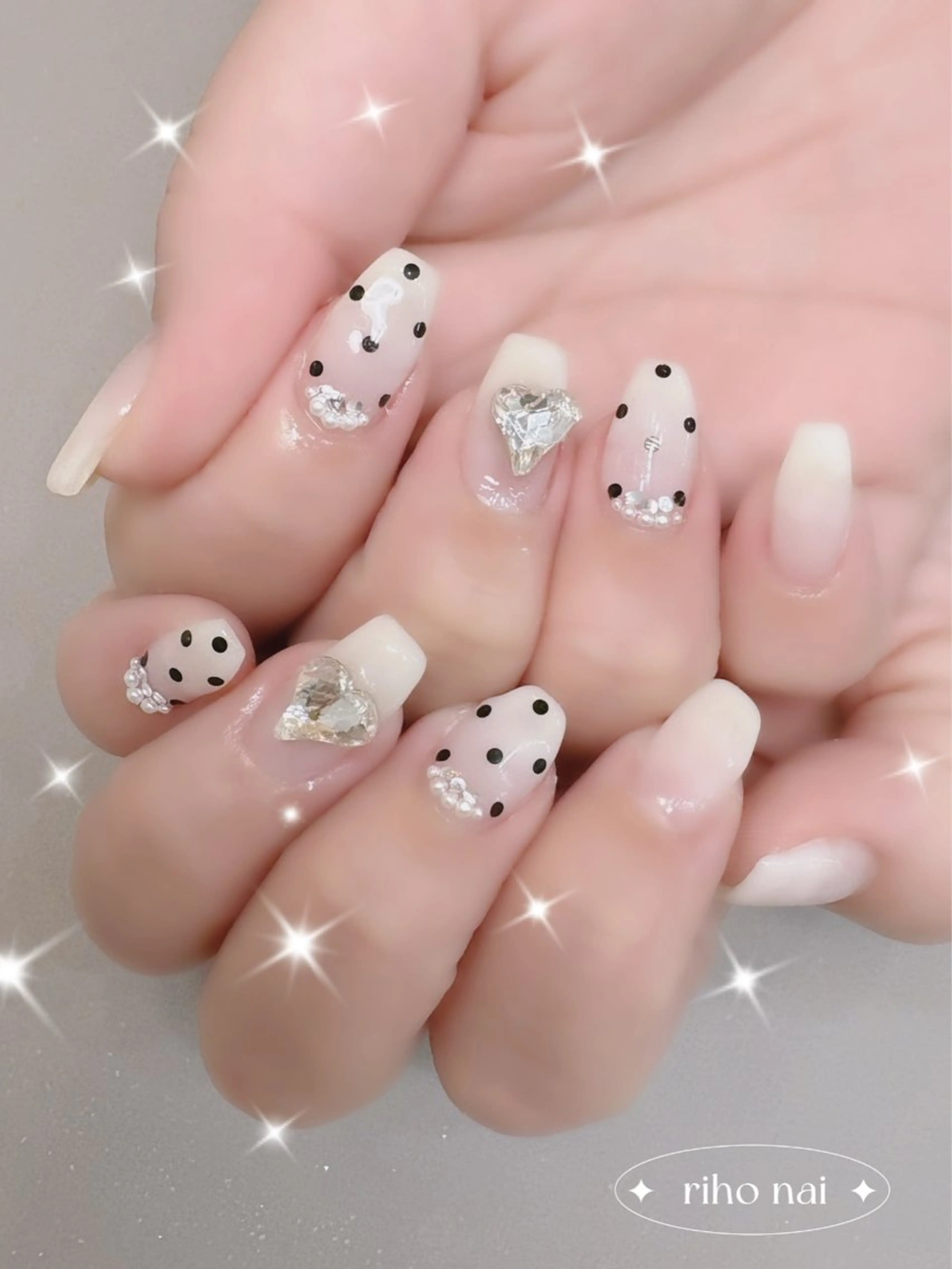 ネイル ハンドネイル 艶/マグネット/網紅 /韓国/岩下りほのネイルデザイン