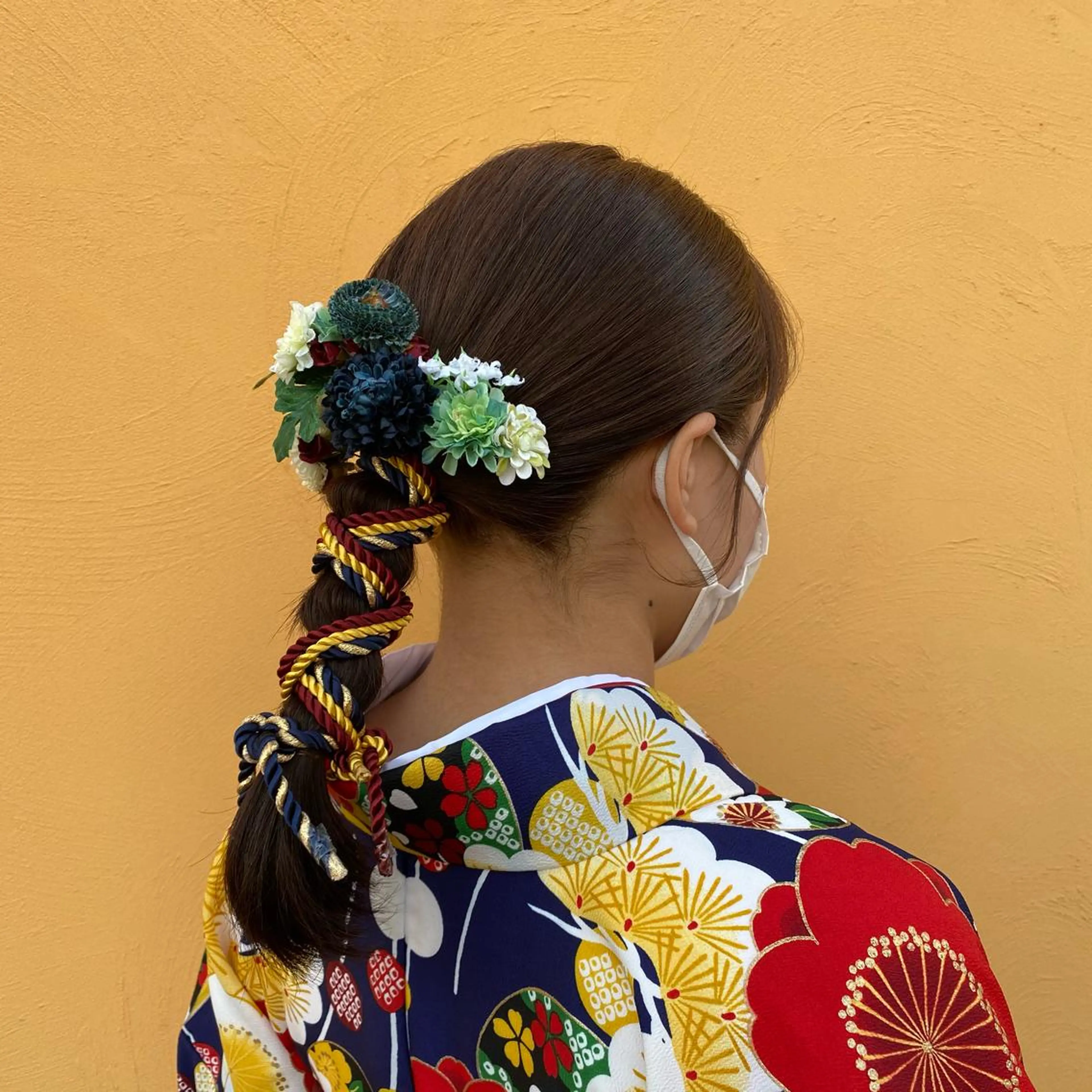 セミロング ヘアアレンジ タニモト ユイのヘアスタイル