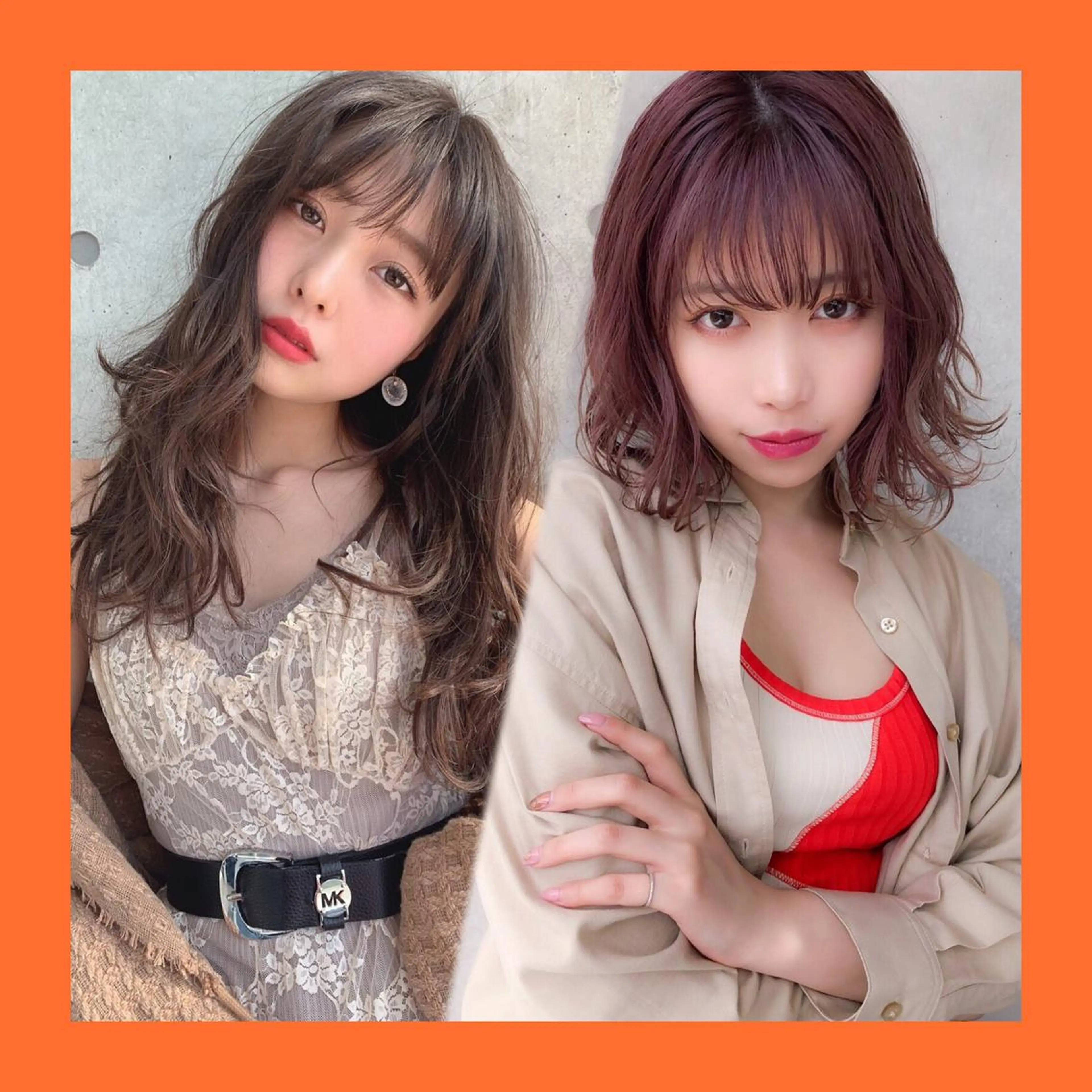 セミロング カラー パーマ ヘアアレンジ メンズ 💖艶と似合わせ💖 カラーカット💖のヘアスタイル