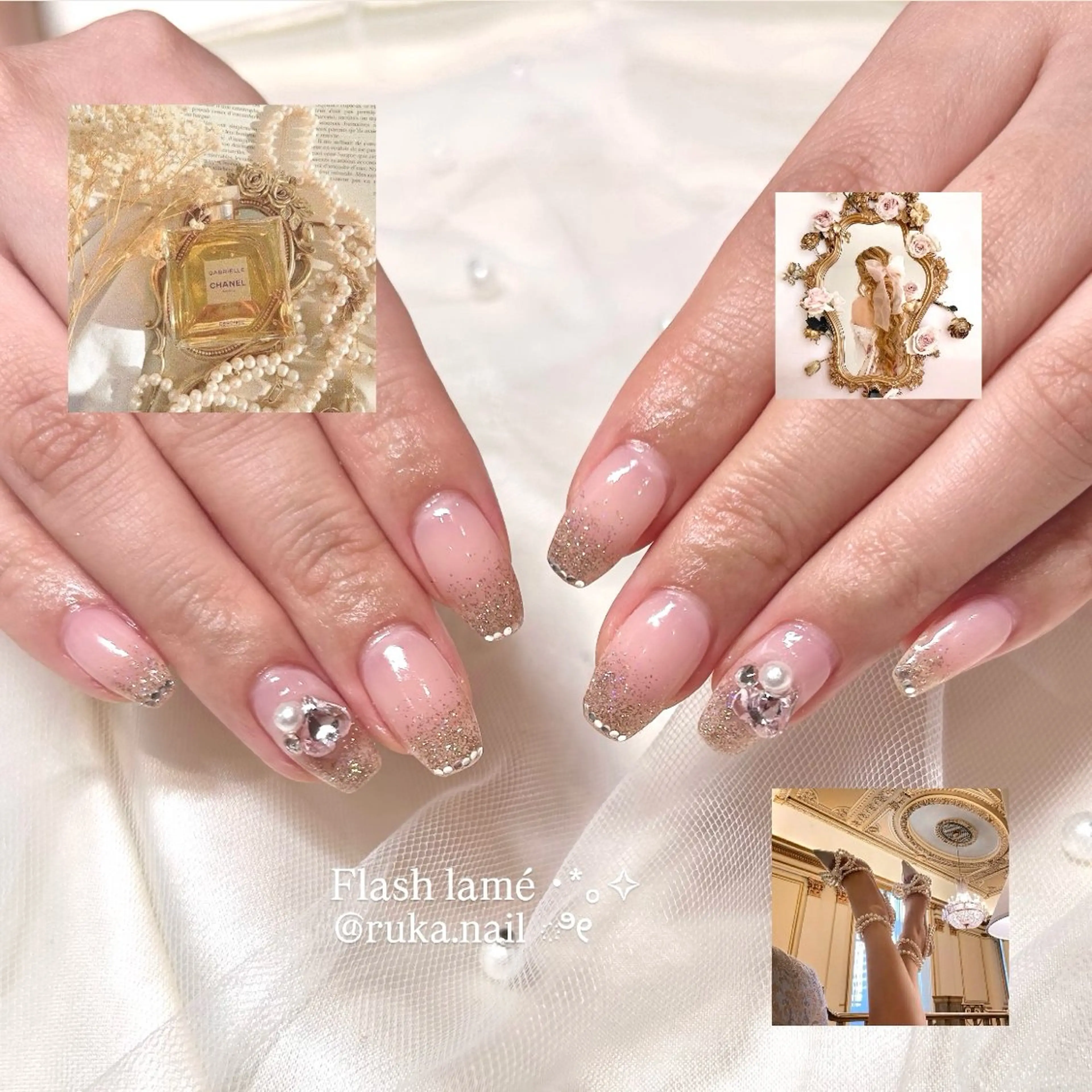 ネイル 長瀬 瑠霞のネイルデザイン