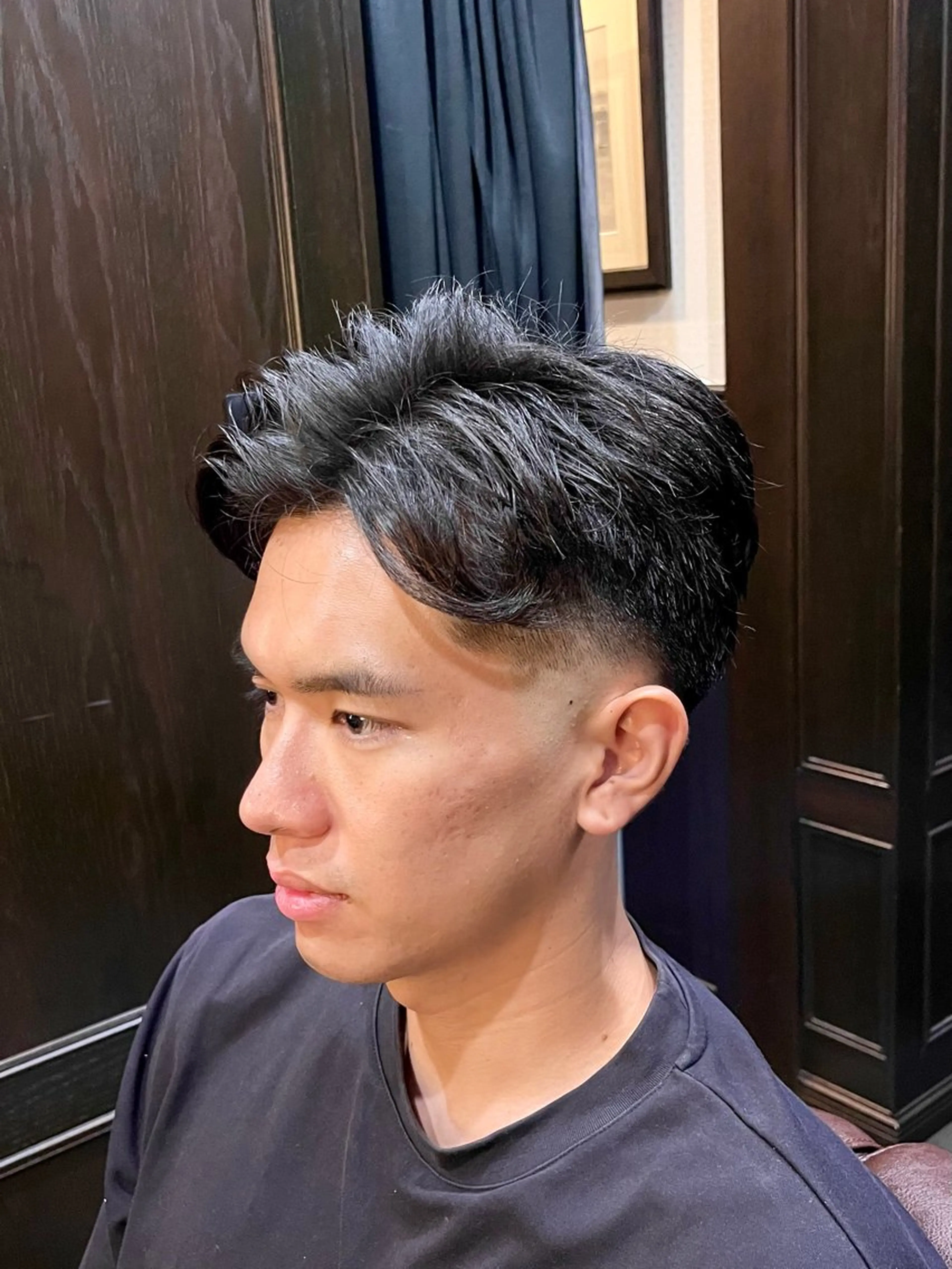 メンズ フェードカット ホリウチ アヤネのヘアスタイル