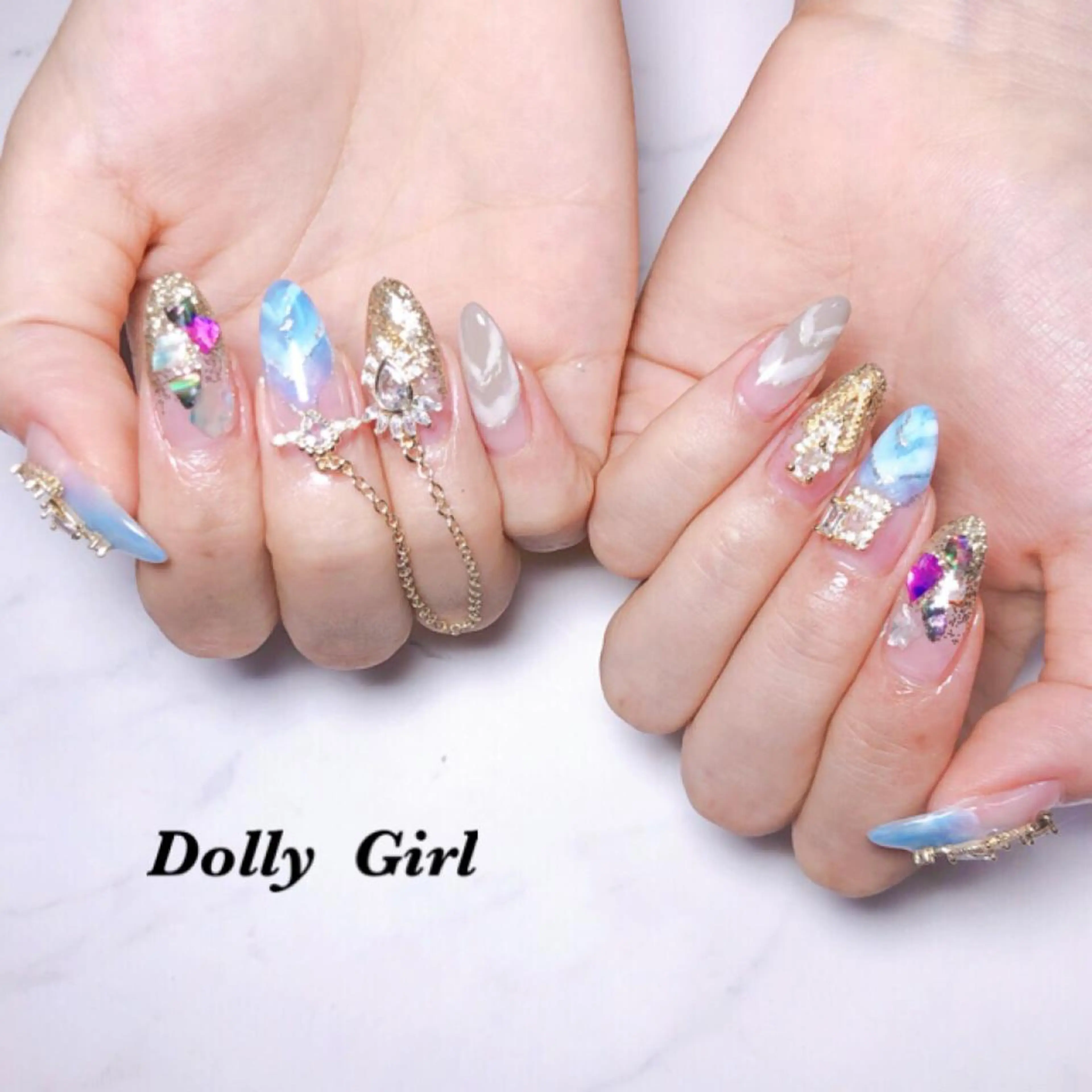 ネイル 持ち込み DollyGirl KYOKOのネイルデザイン
