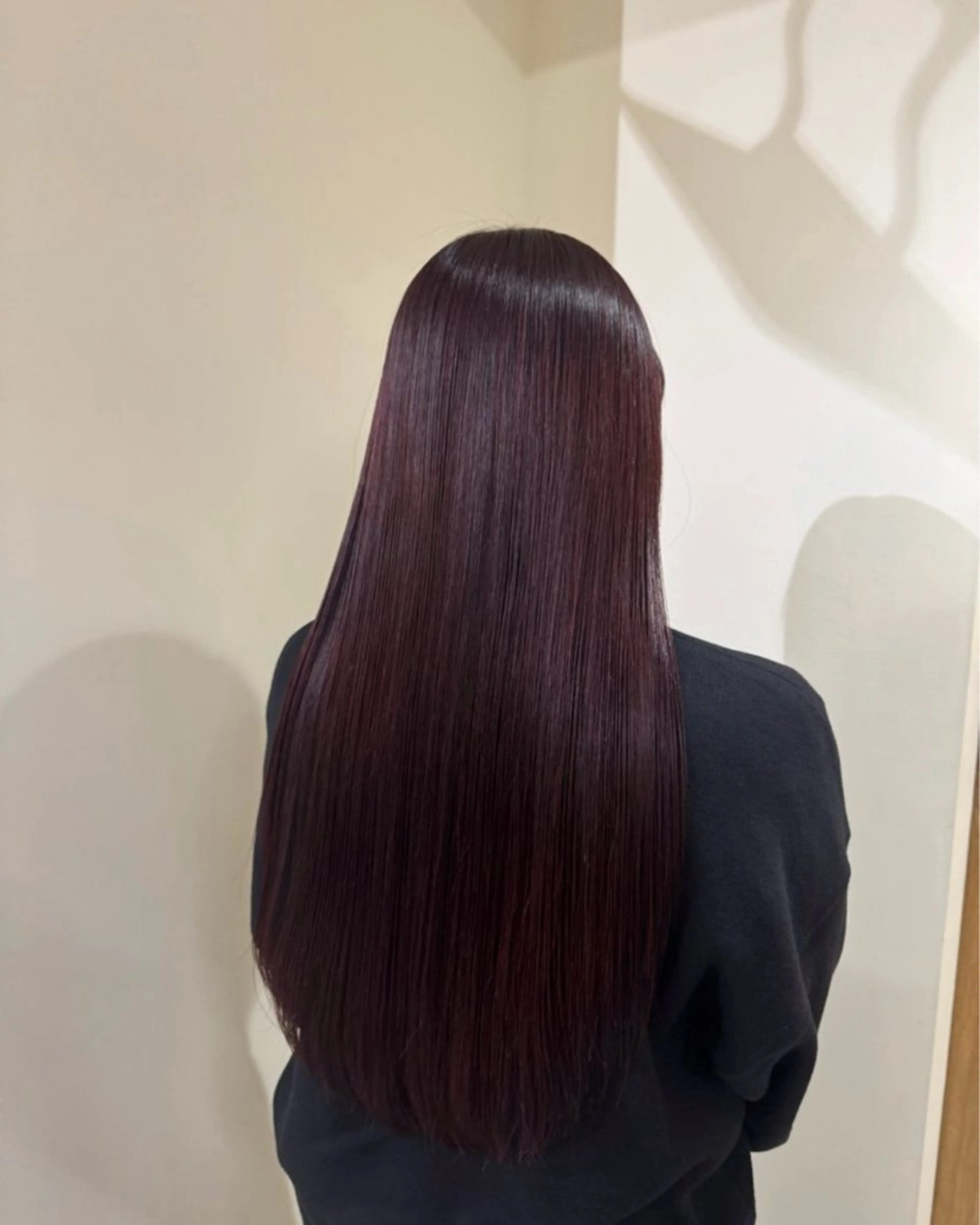 ロング カラー ゆ う あのヘアスタイル