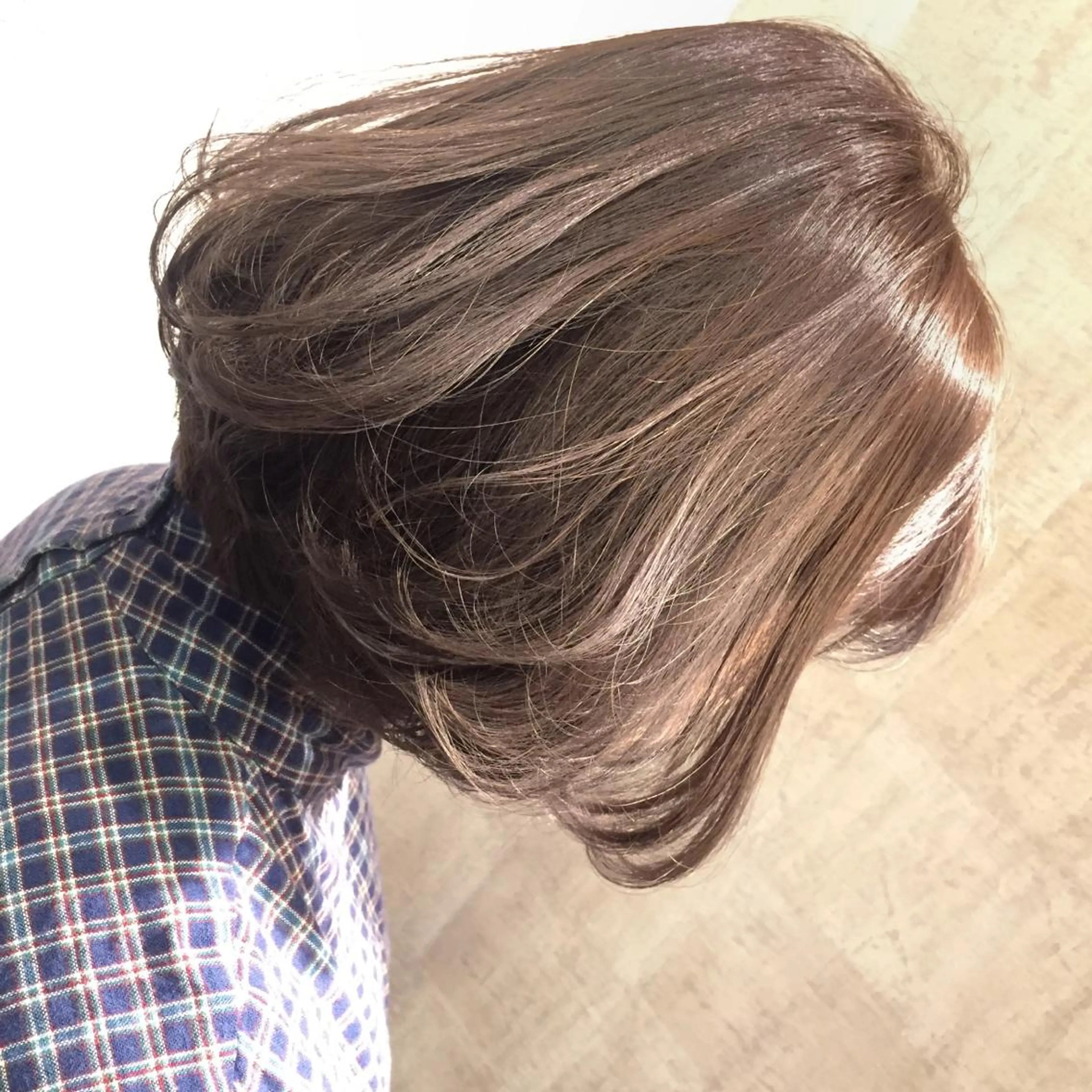 カラー グラデーションカラー グレージュ イルミナカラー HARUNA/ミセス 大人ショートヘアのヘアスタイル