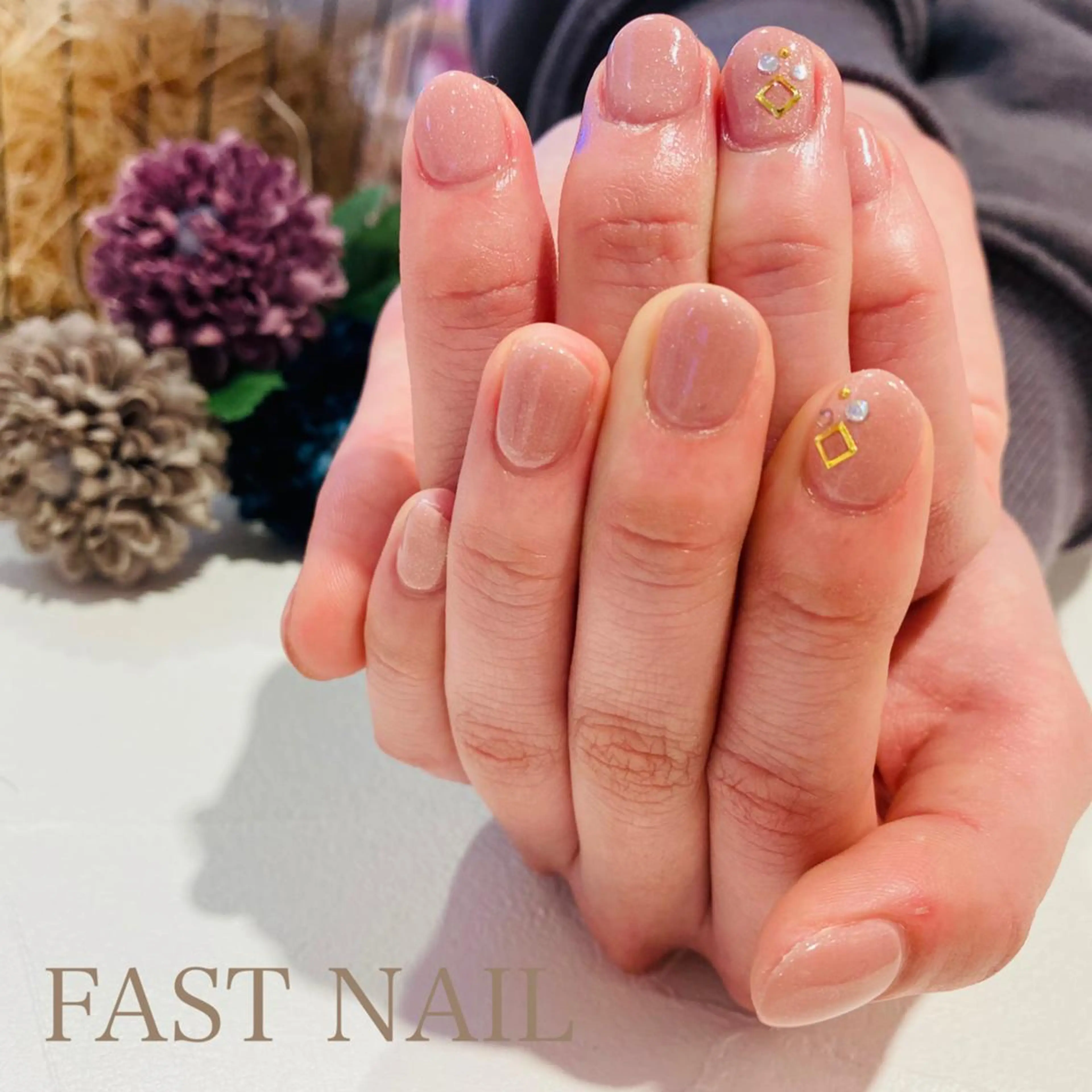 ネイル ストーンネイル ファストネイル 静岡パルシェ店のネイルデザイン