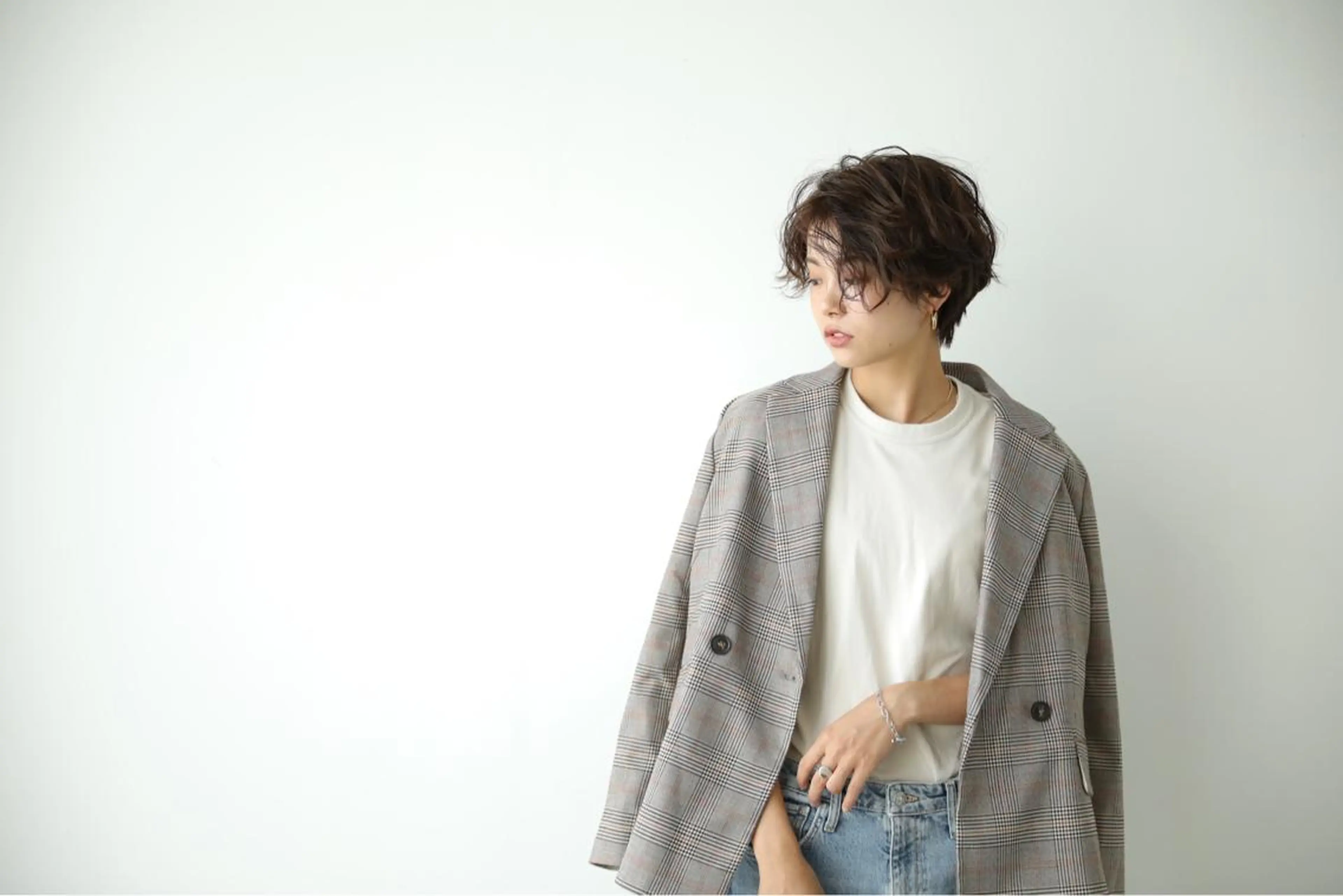 ショート カラー パーマ ヘアアレンジ マツエク・マツパ SUZUNO🤎ボブ レイヤー🫧顔周りのヘアスタイル