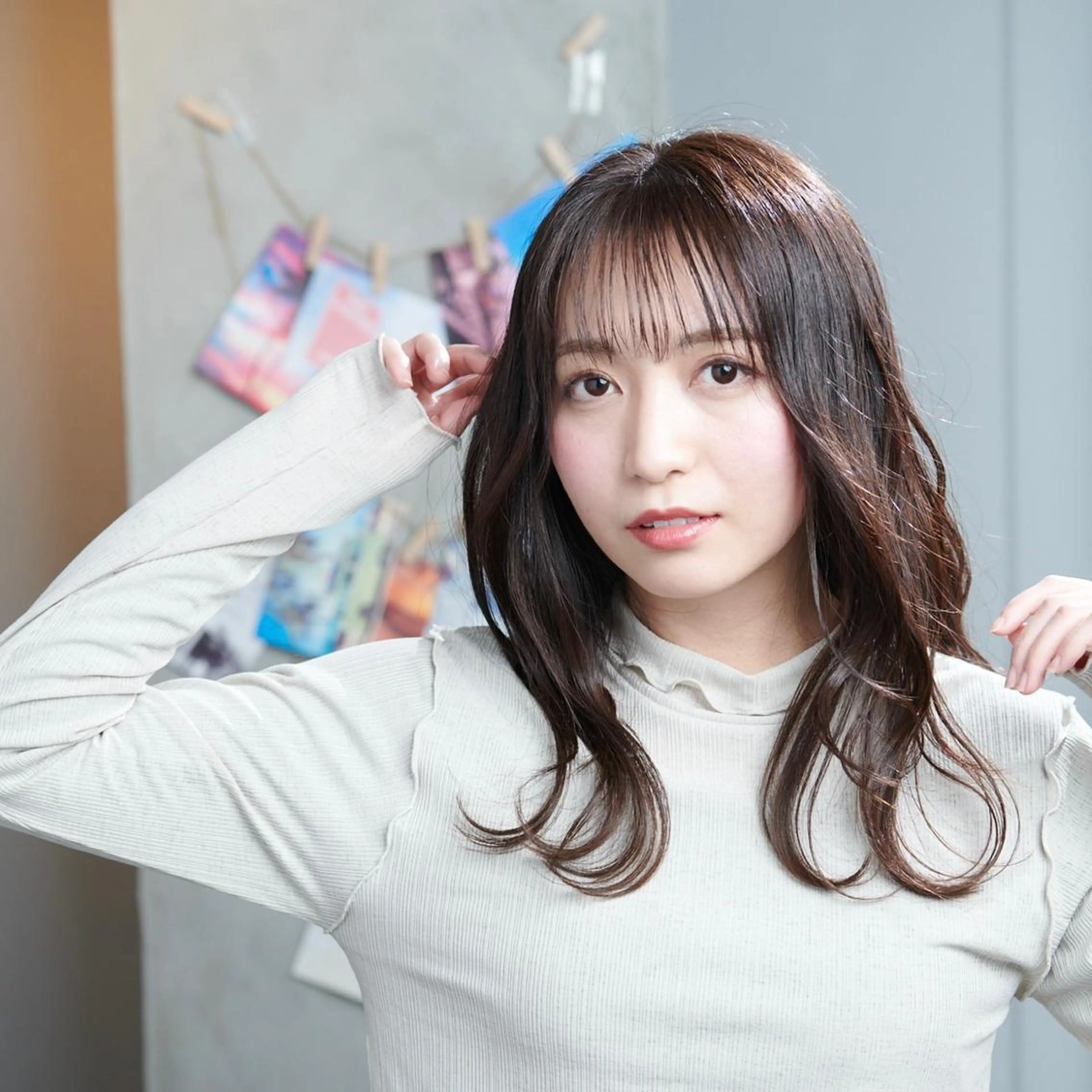 セミロング カラー 🦋韓国系指名No1 店長/圓山 祐也🦋のヘアスタイル