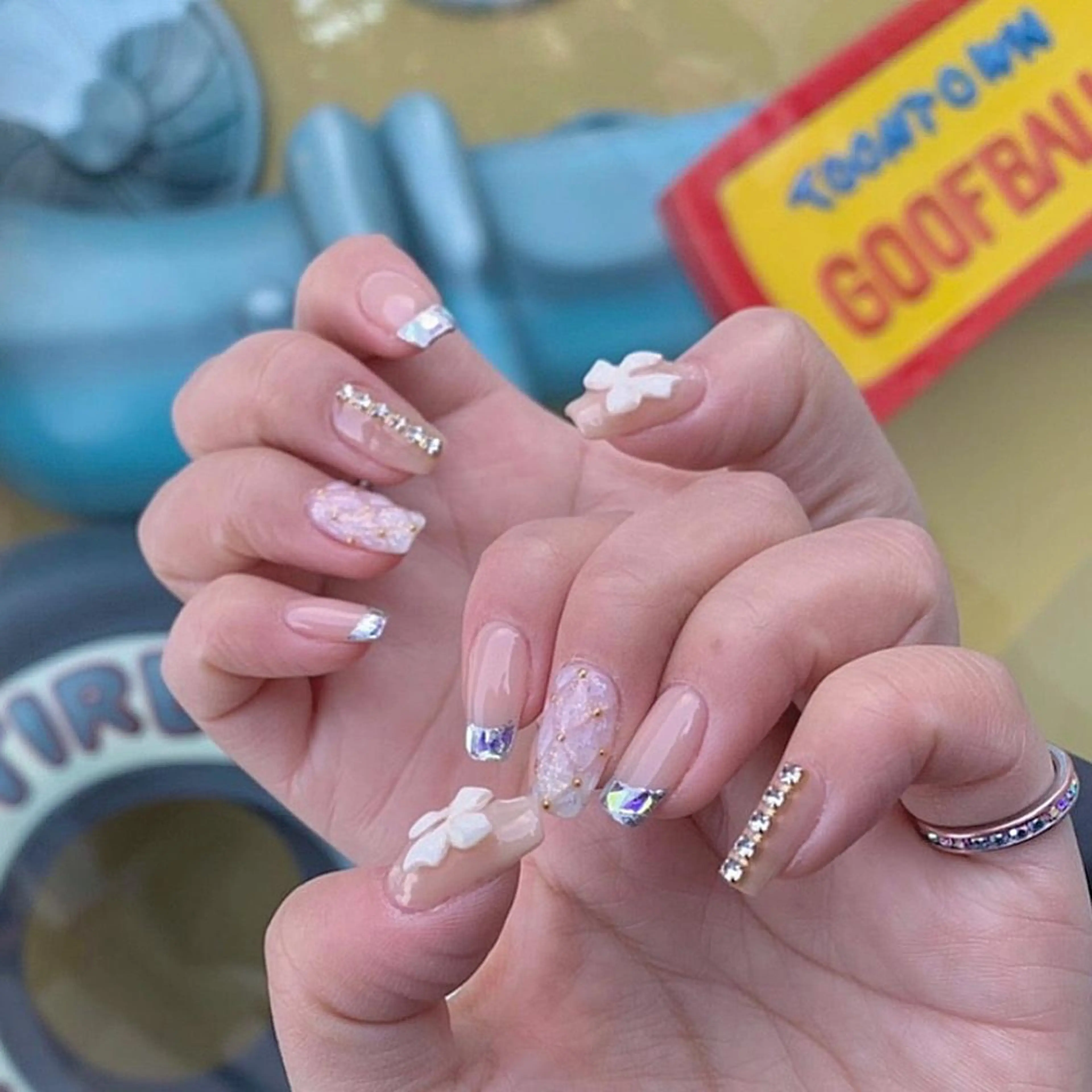 ネイル ハンドネイル パラあり！フィルイン 美フォルムのネイルデザイン