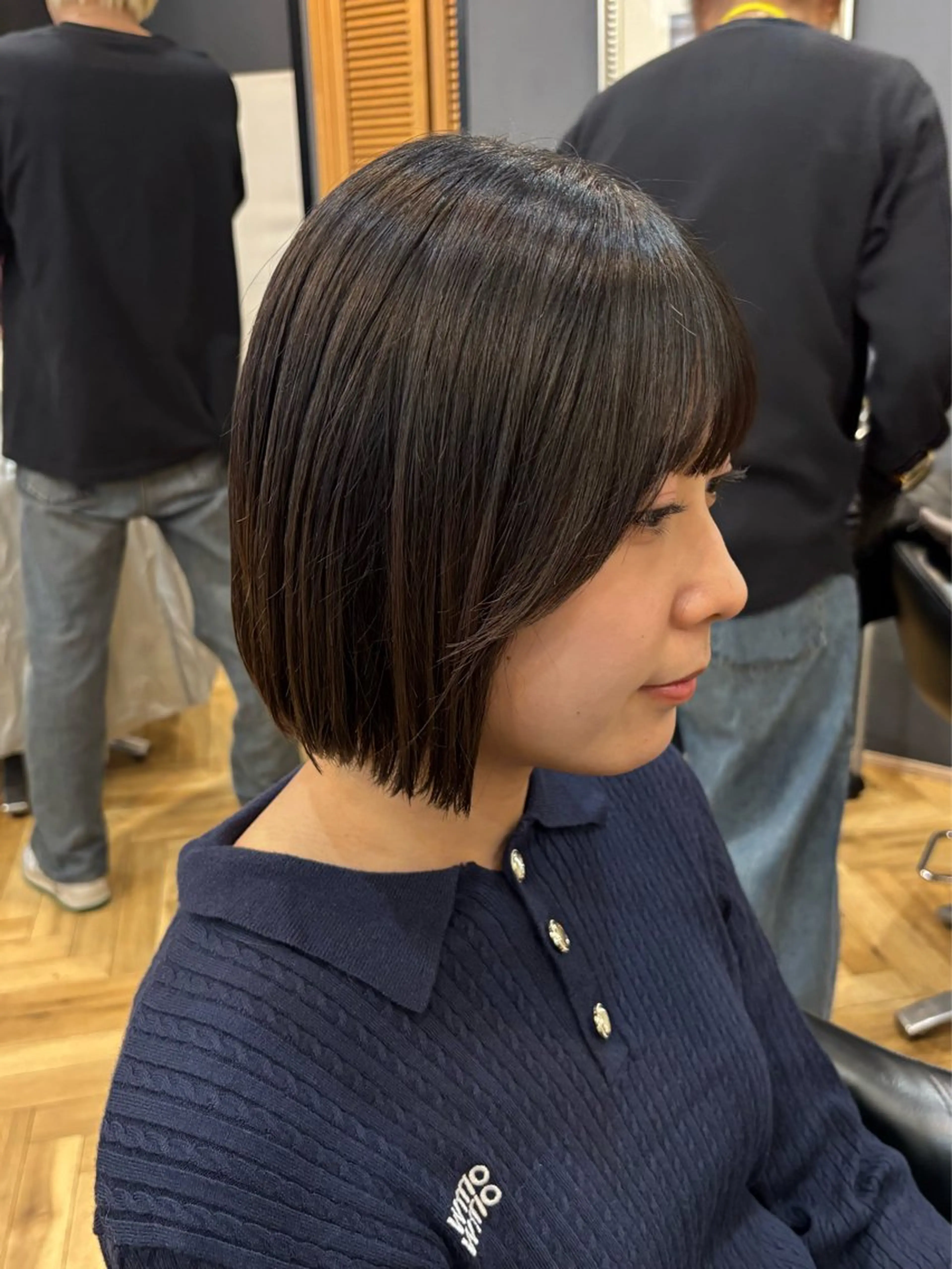 ショート 鎌取/透明感カラー /ボブ/顔まわりのヘアスタイル