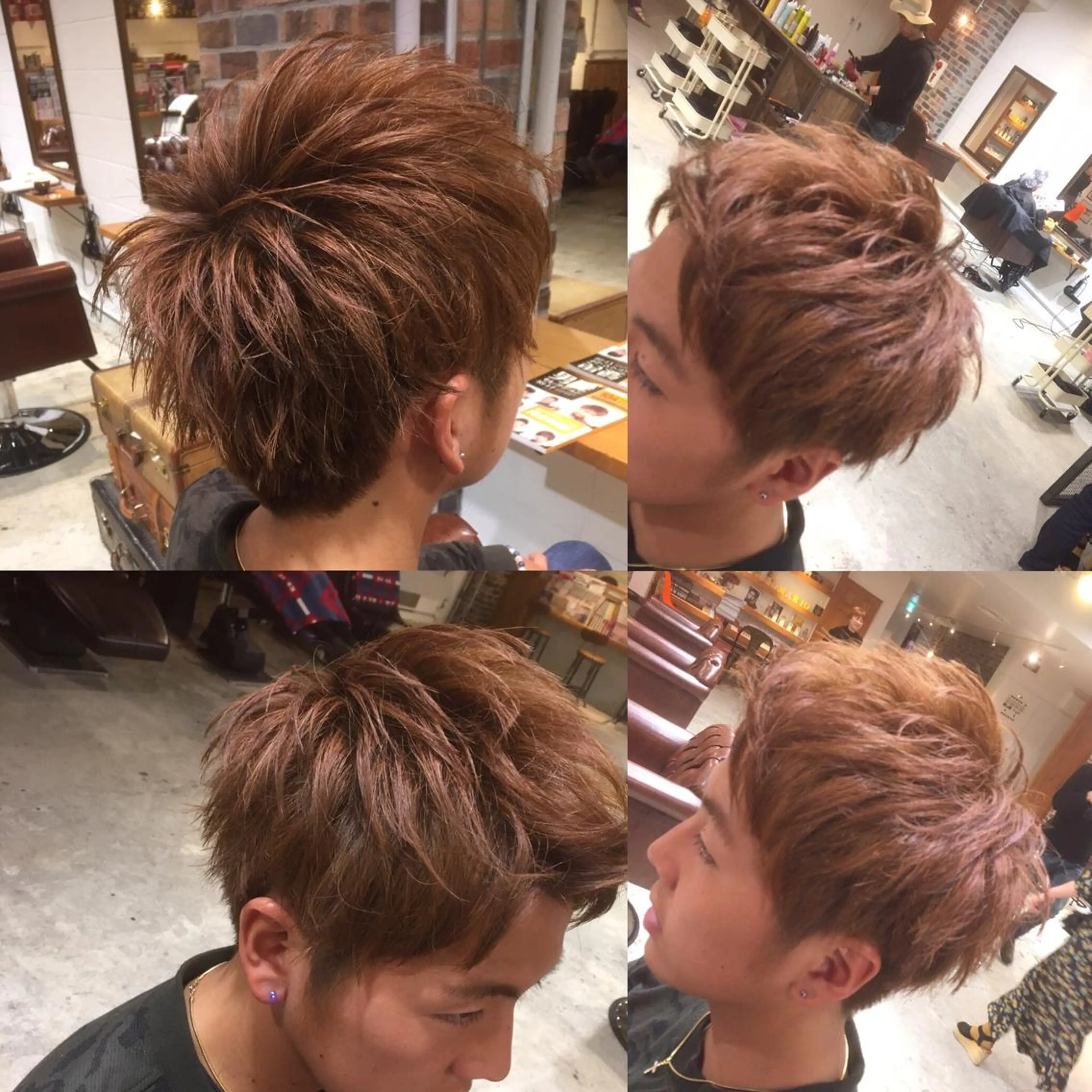 ショート カラー メンズ 竹嶌 健吾のヘアスタイル