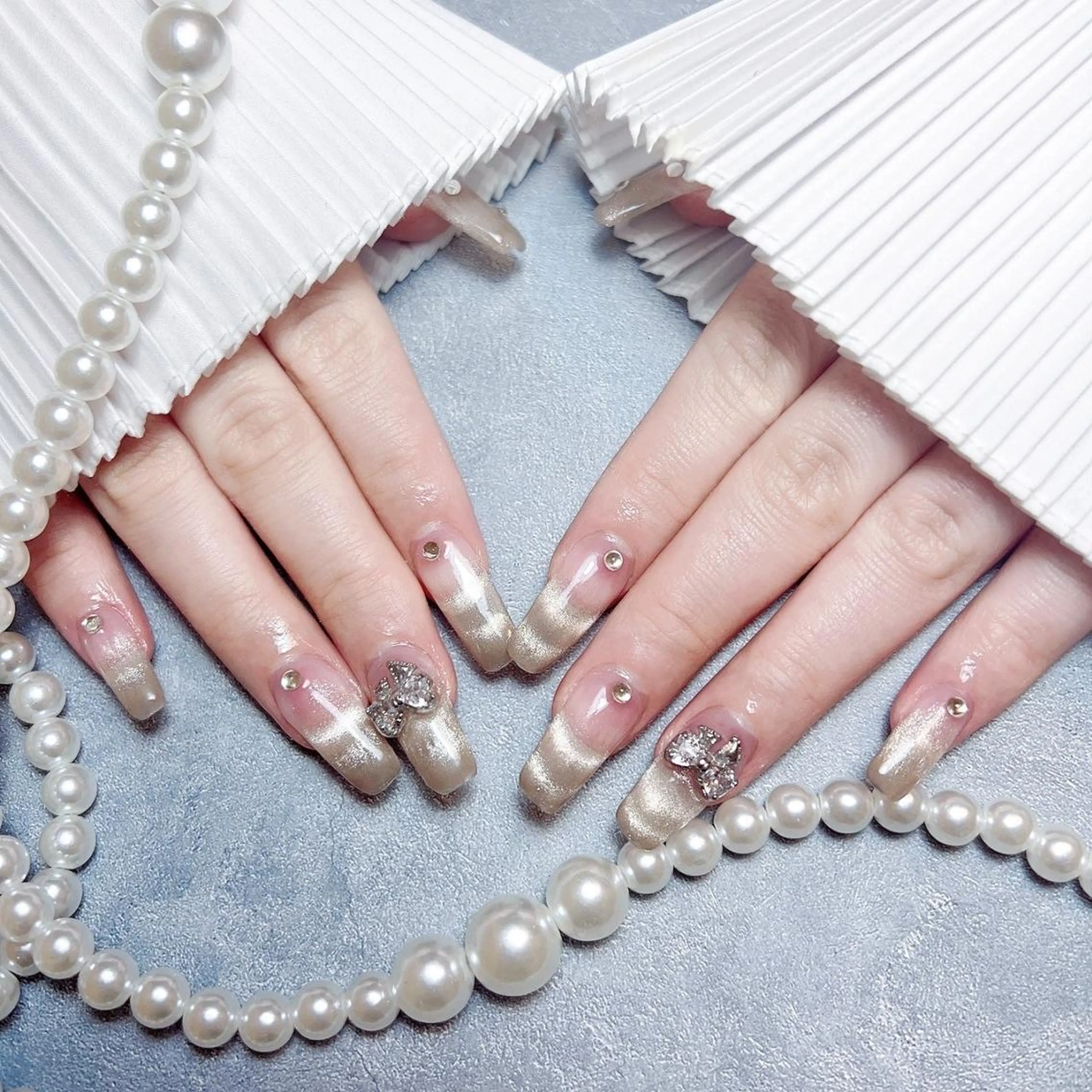 ネイル RAFFINE haru🦋🩵のネイルデザイン