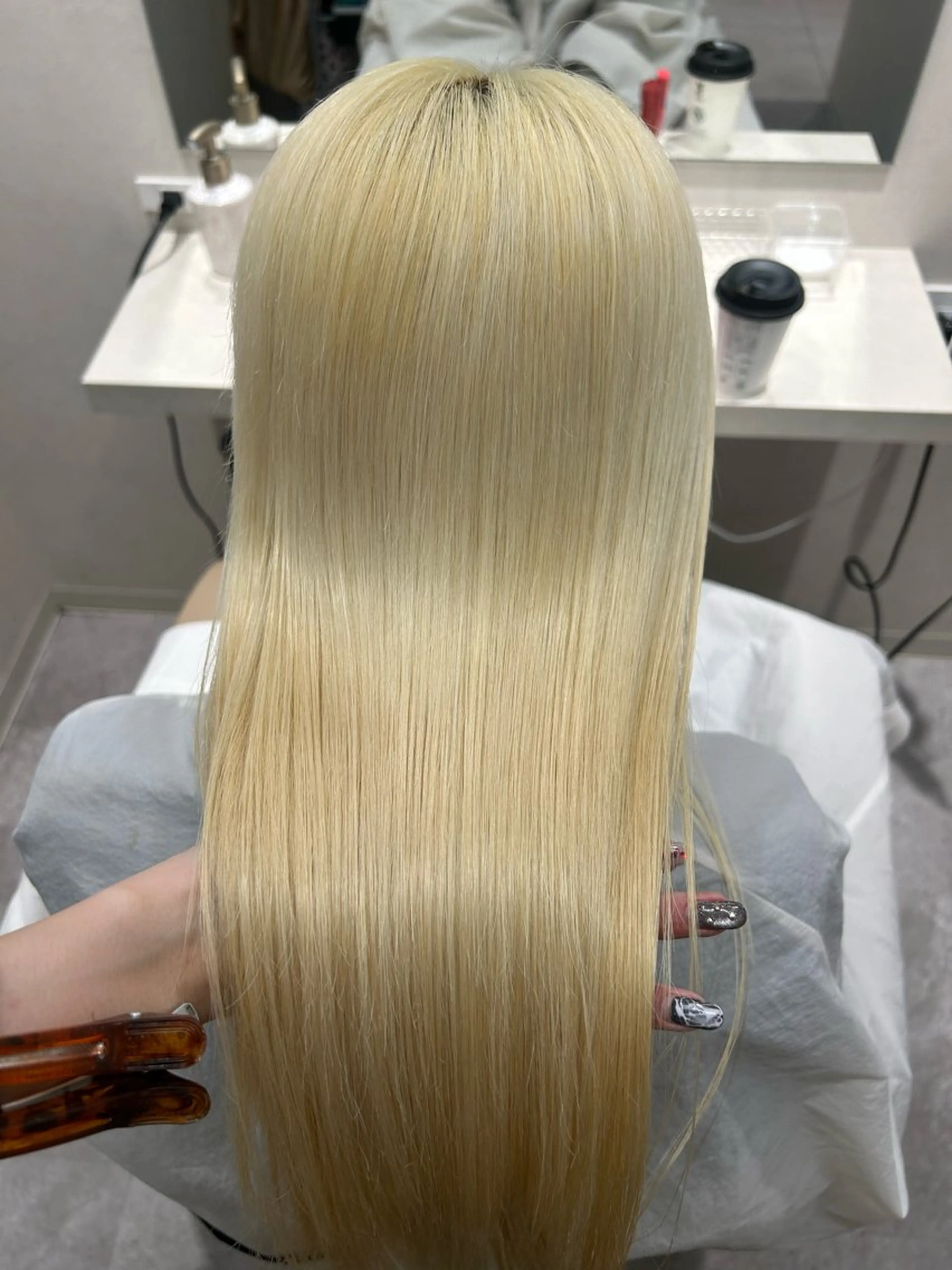 ロング 🤍垢抜け♡透明感 カラーmoeka🤍のヘアスタイル