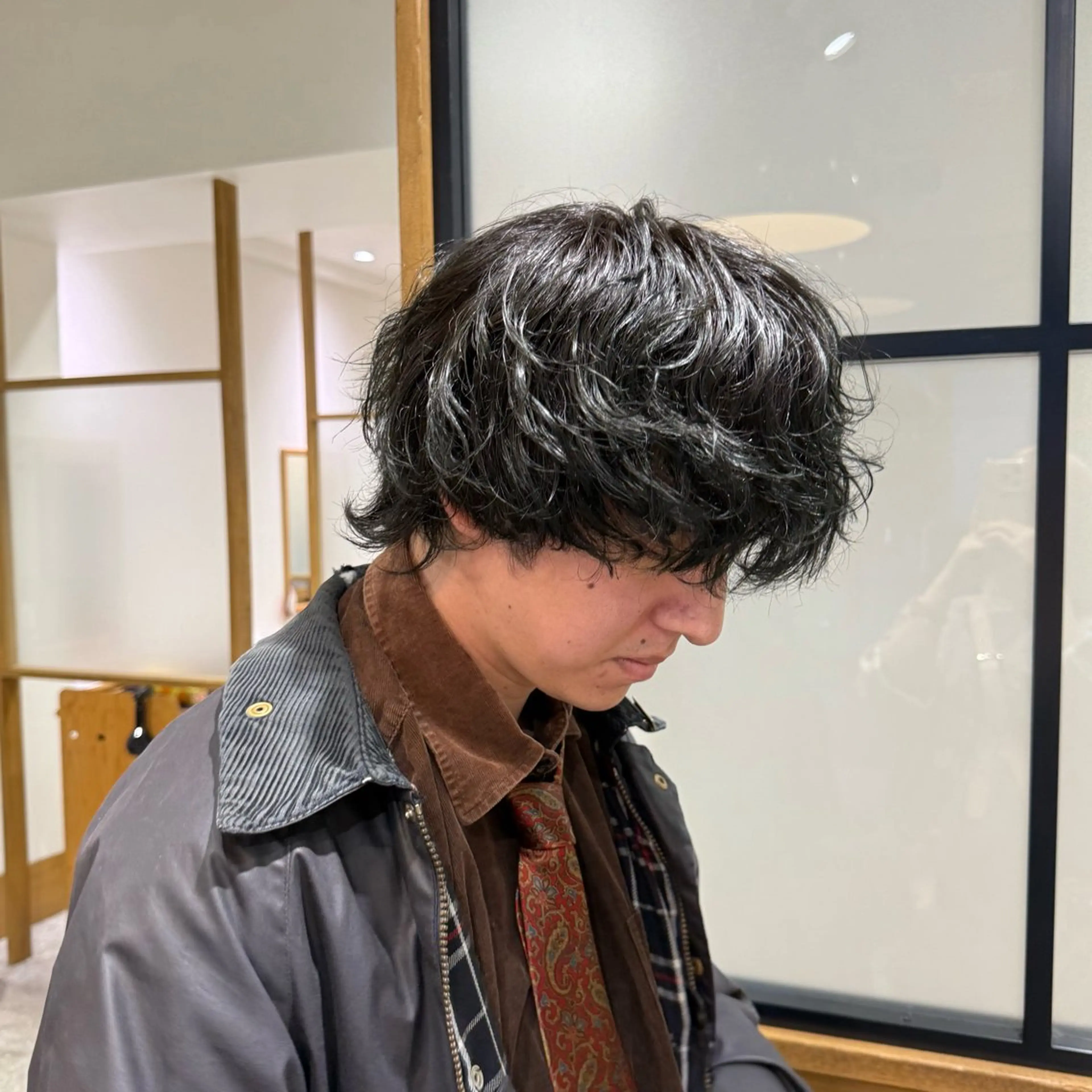 カラー メンズ カット ヘアカラー ついざき はるかのヘアスタイル
